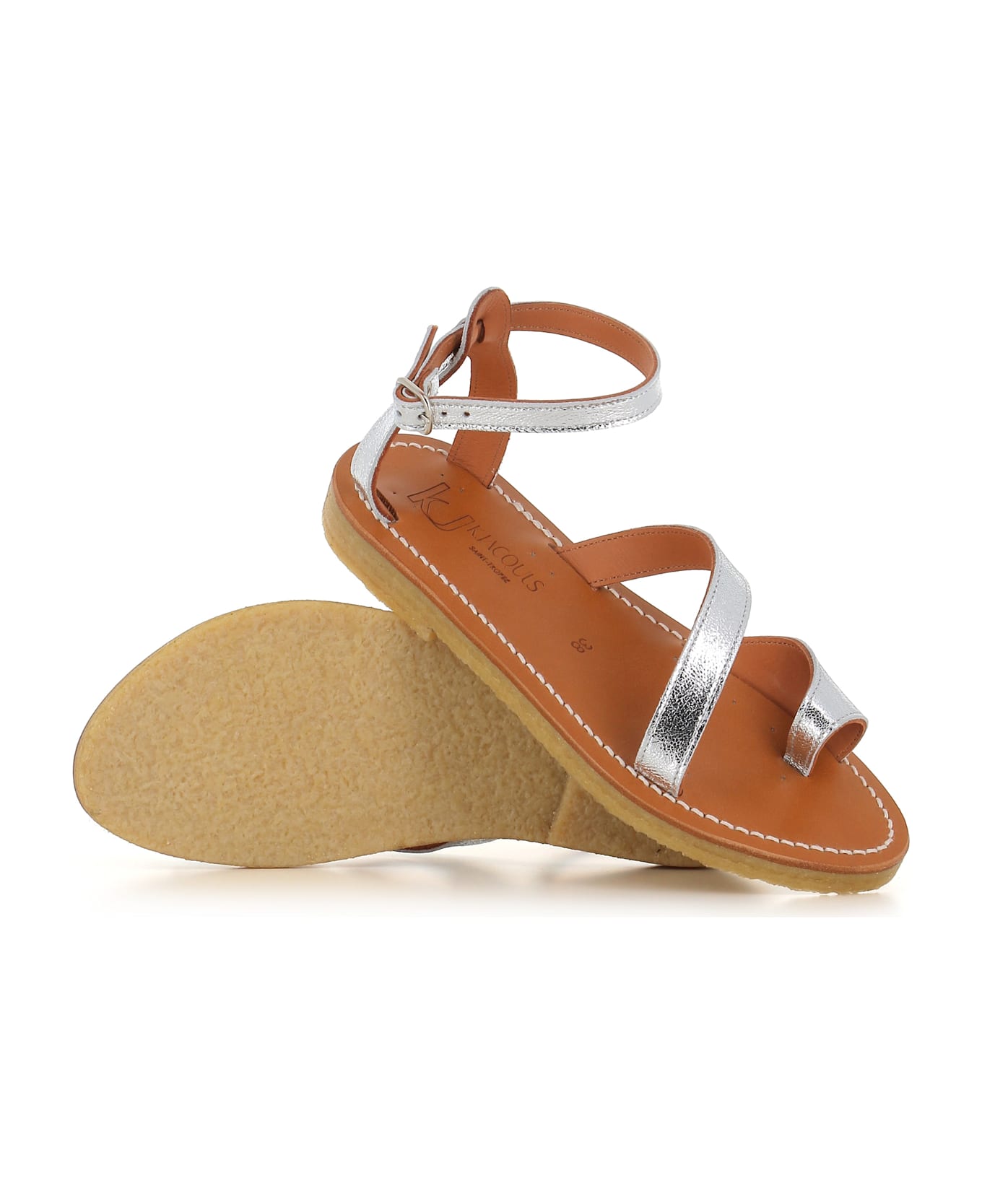 K.Jacques Flip-flop Anaelle Flat - Silver