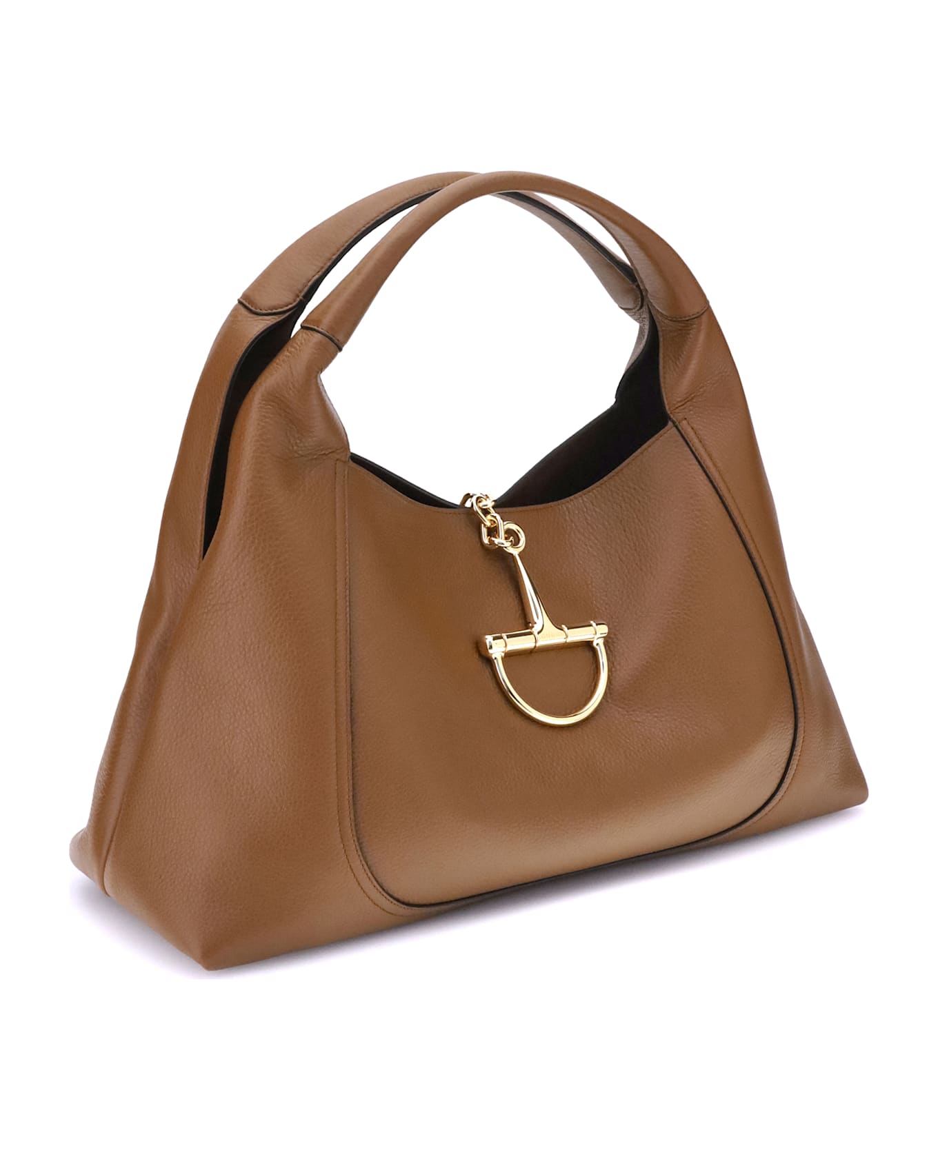 Gucci Softbit Maxi Shoulder Bag - BROWN