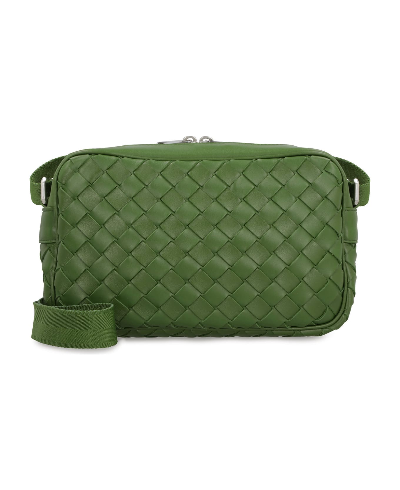 Bottega Veneta Classic Leather Camera Bag - green ショルダーバッグ