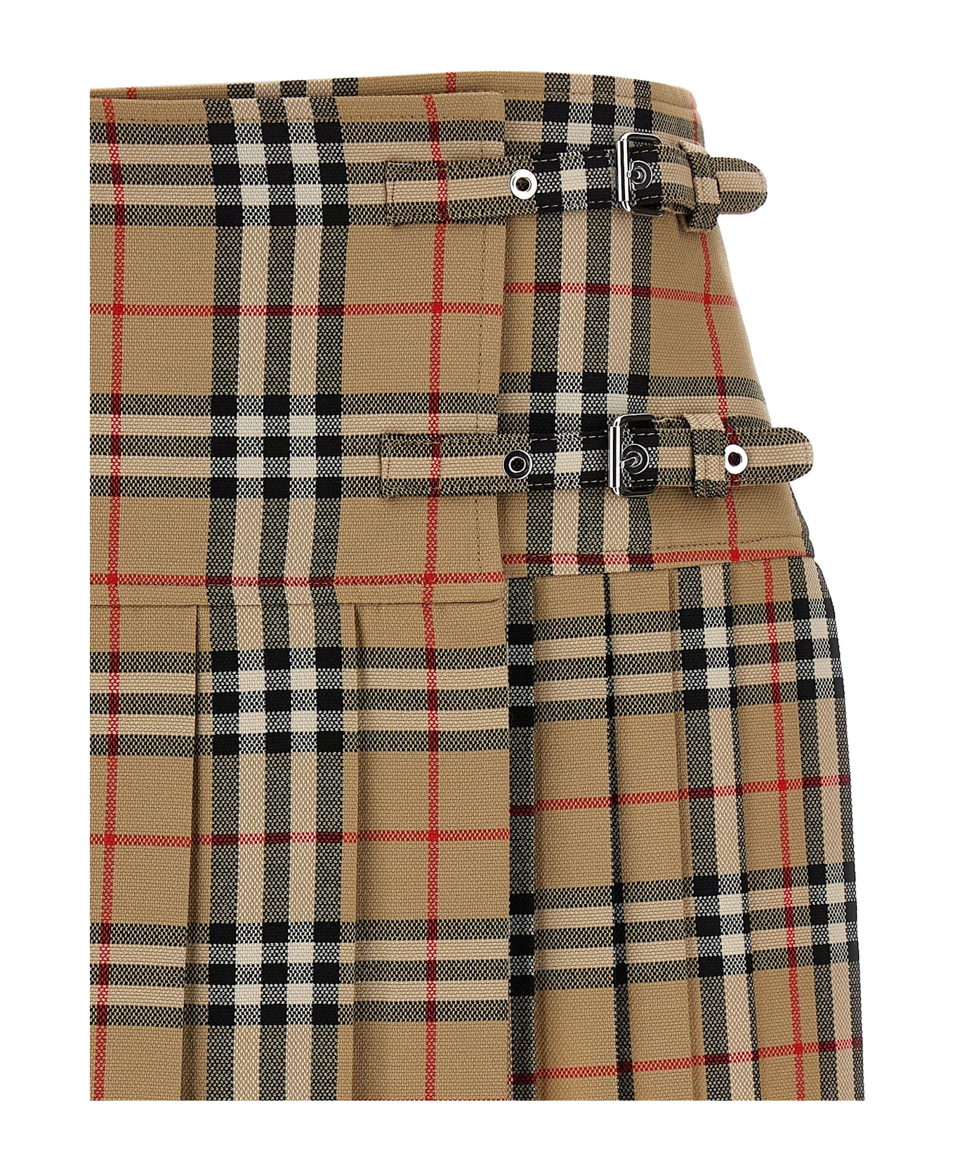 Burberry Kilt Skirt - Beige