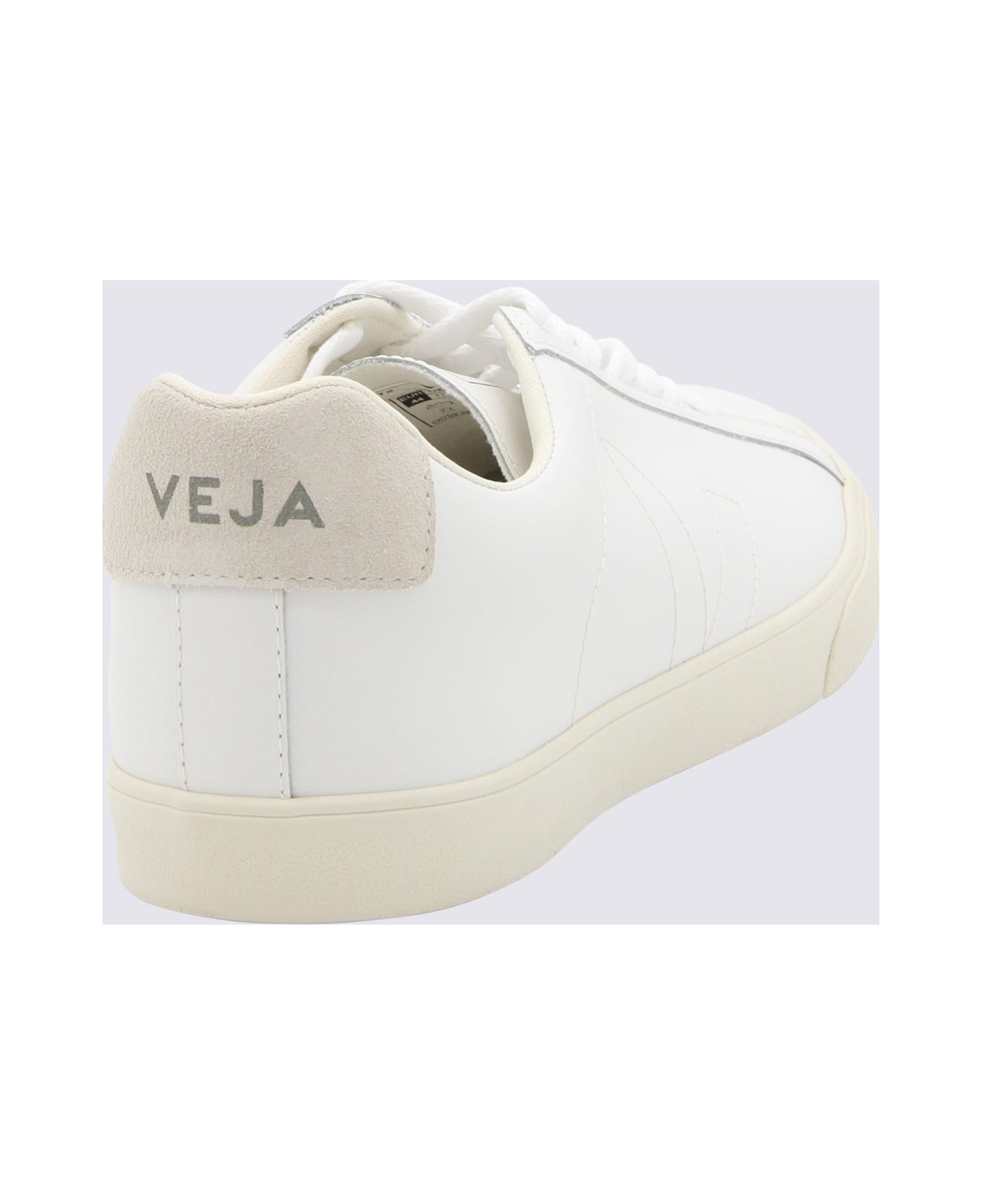 Veja White And Beige Faux Leather Esplar Sneakers - EXTRA-WHITE