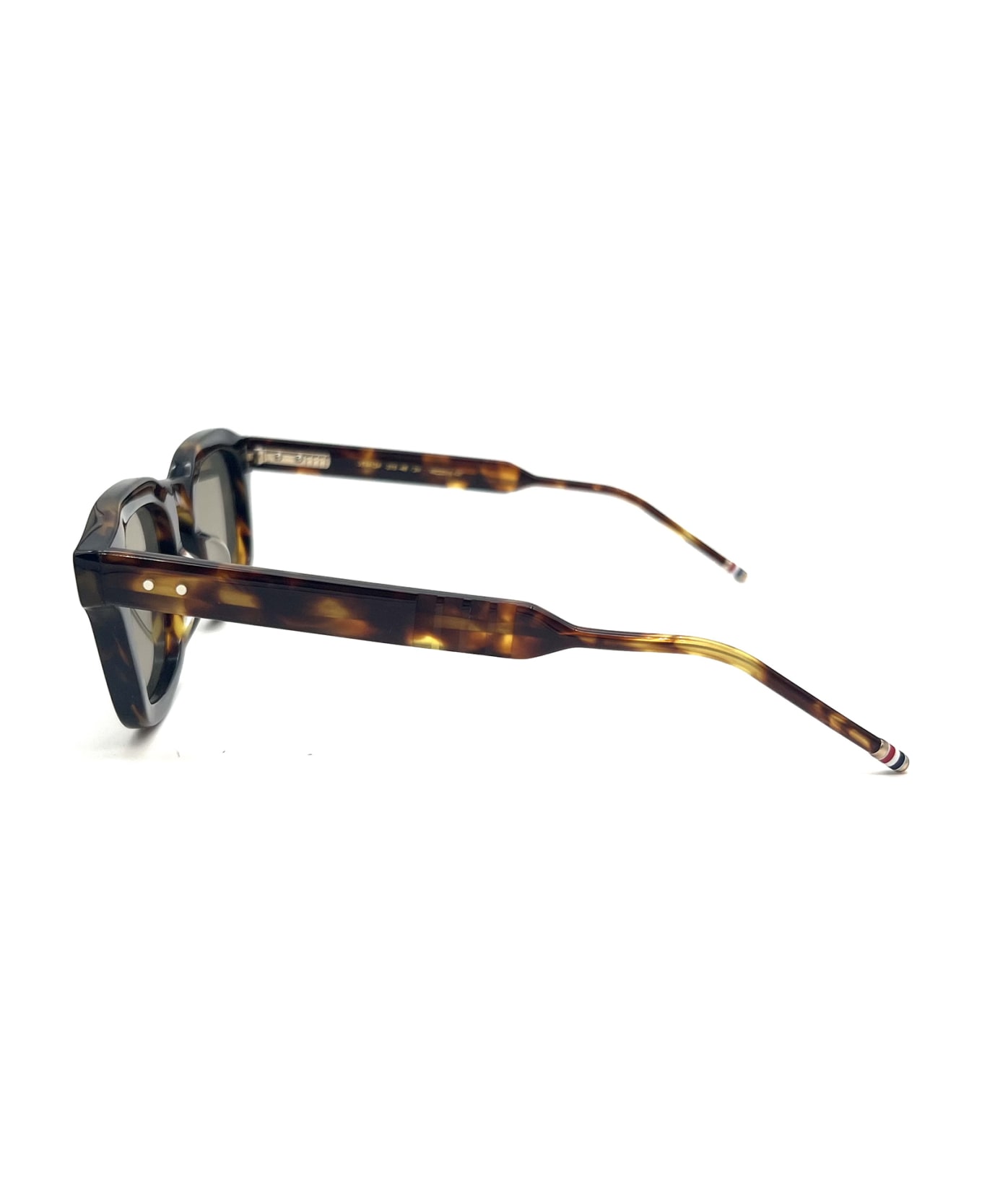 Thom Browne Square Frame Sunglasses - Med Brown サングラス