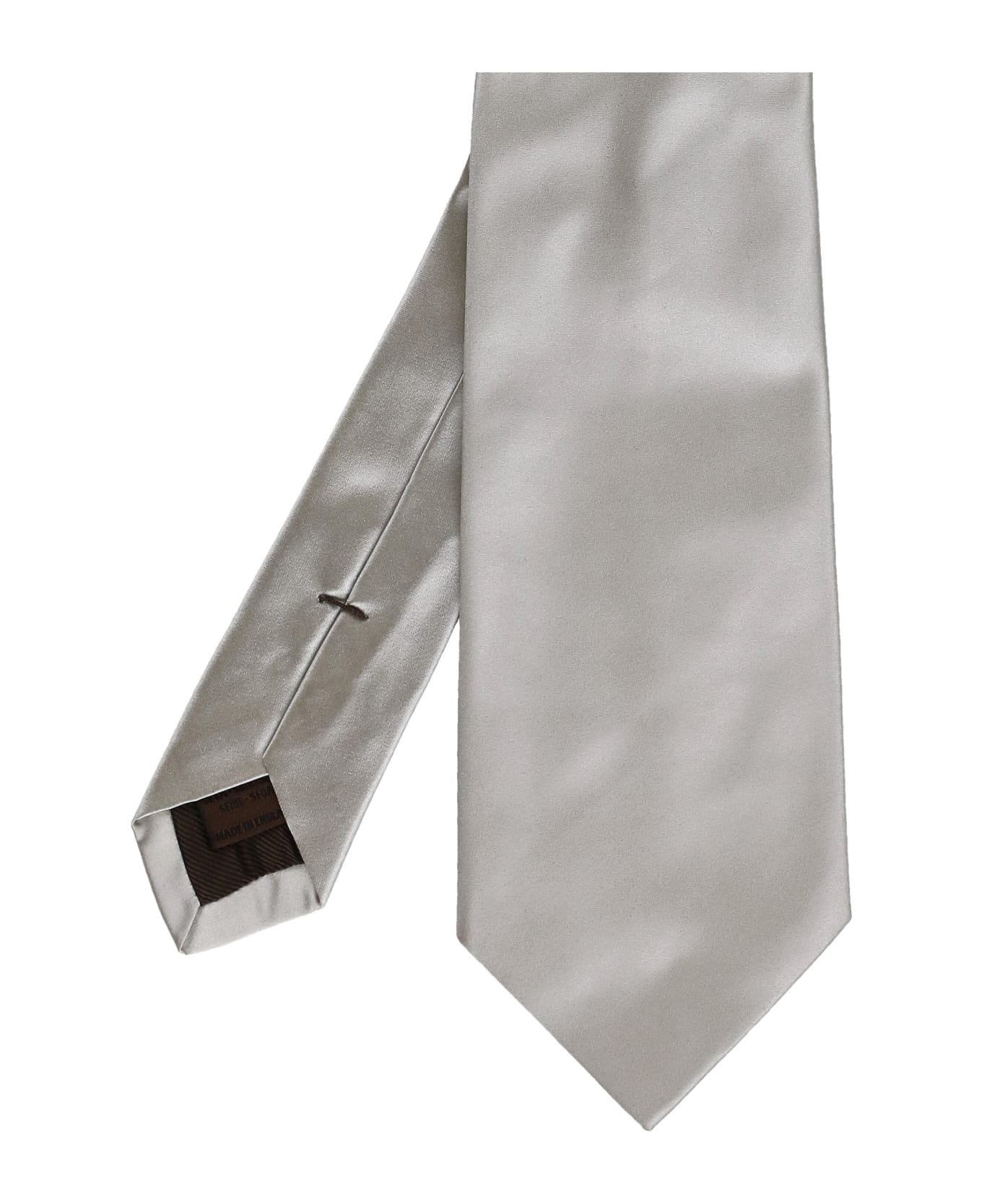Church's Silk Tie - Silver