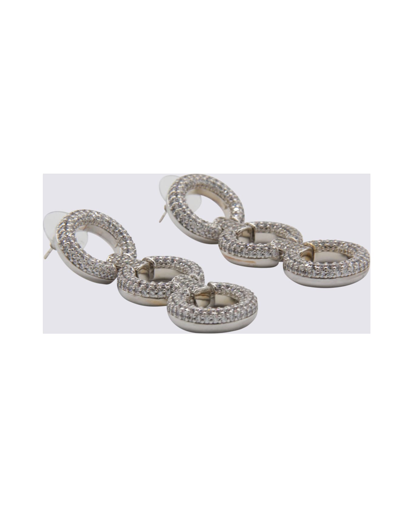 self-portrait Silver Earrings - Silver