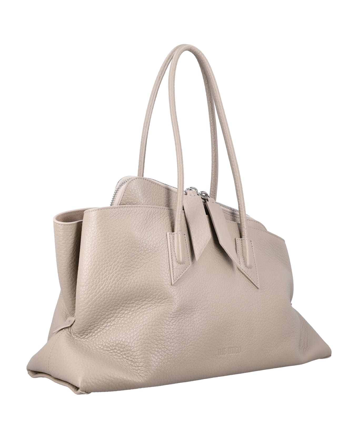 トートバッグ THE ATTICO La Passeggiata Small' Top Handle THE ATTICO La Passeggiata Small Top Handle Bag in Black | FWRD