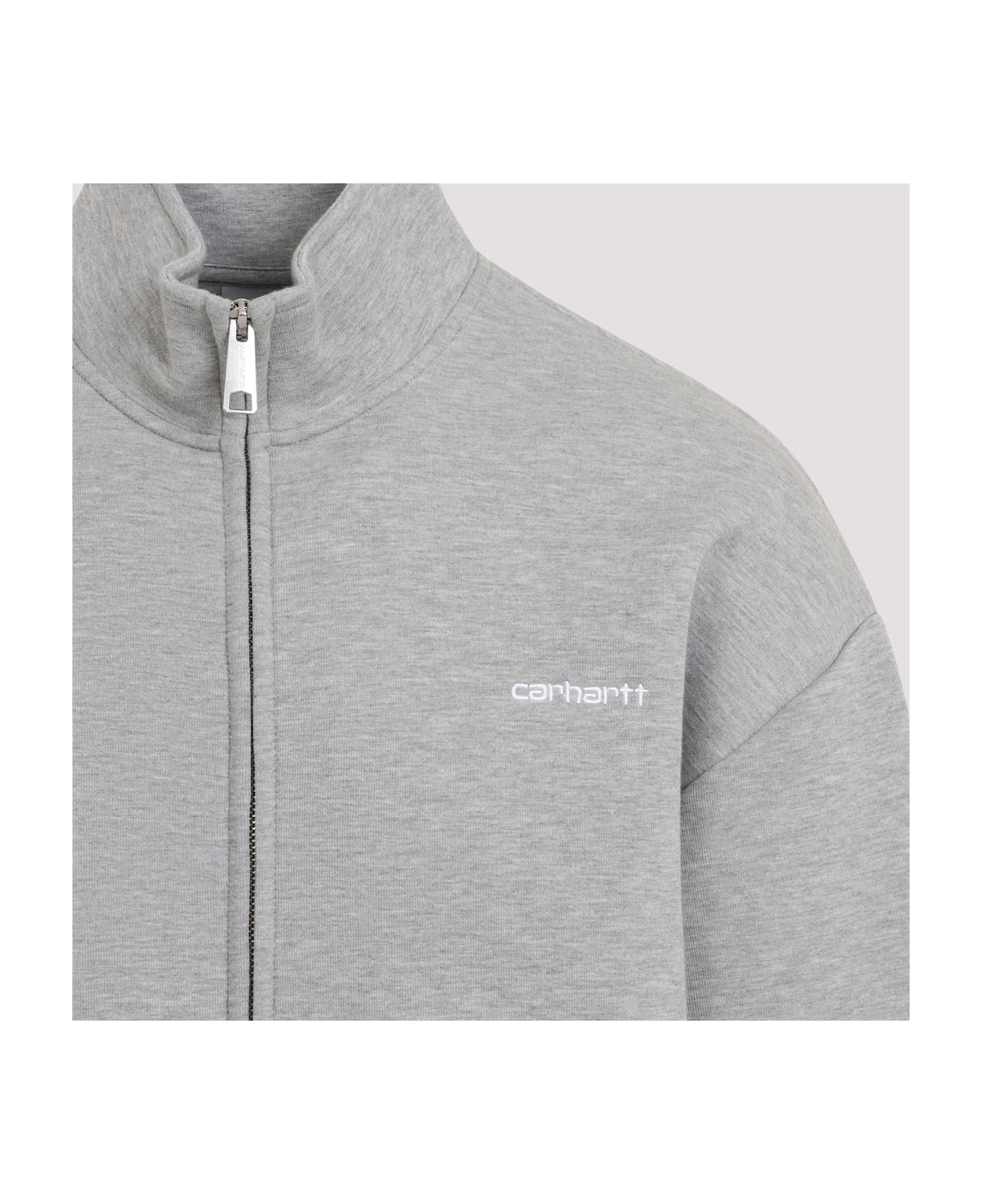 Carhartt Alda Zip Sweat Jacket - Grey Heather White