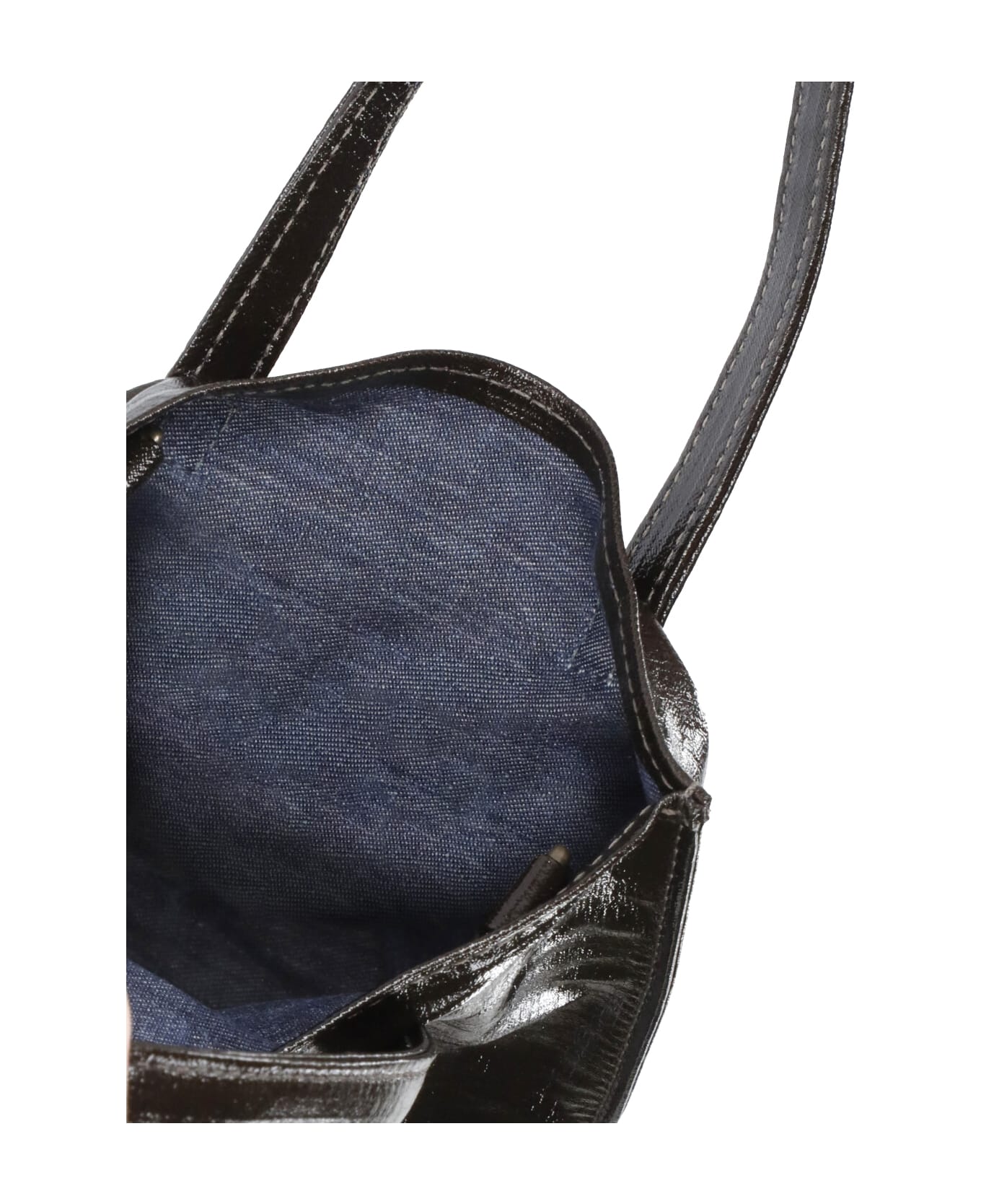 Uma Wang Small Case Canvas Bag - BROWN