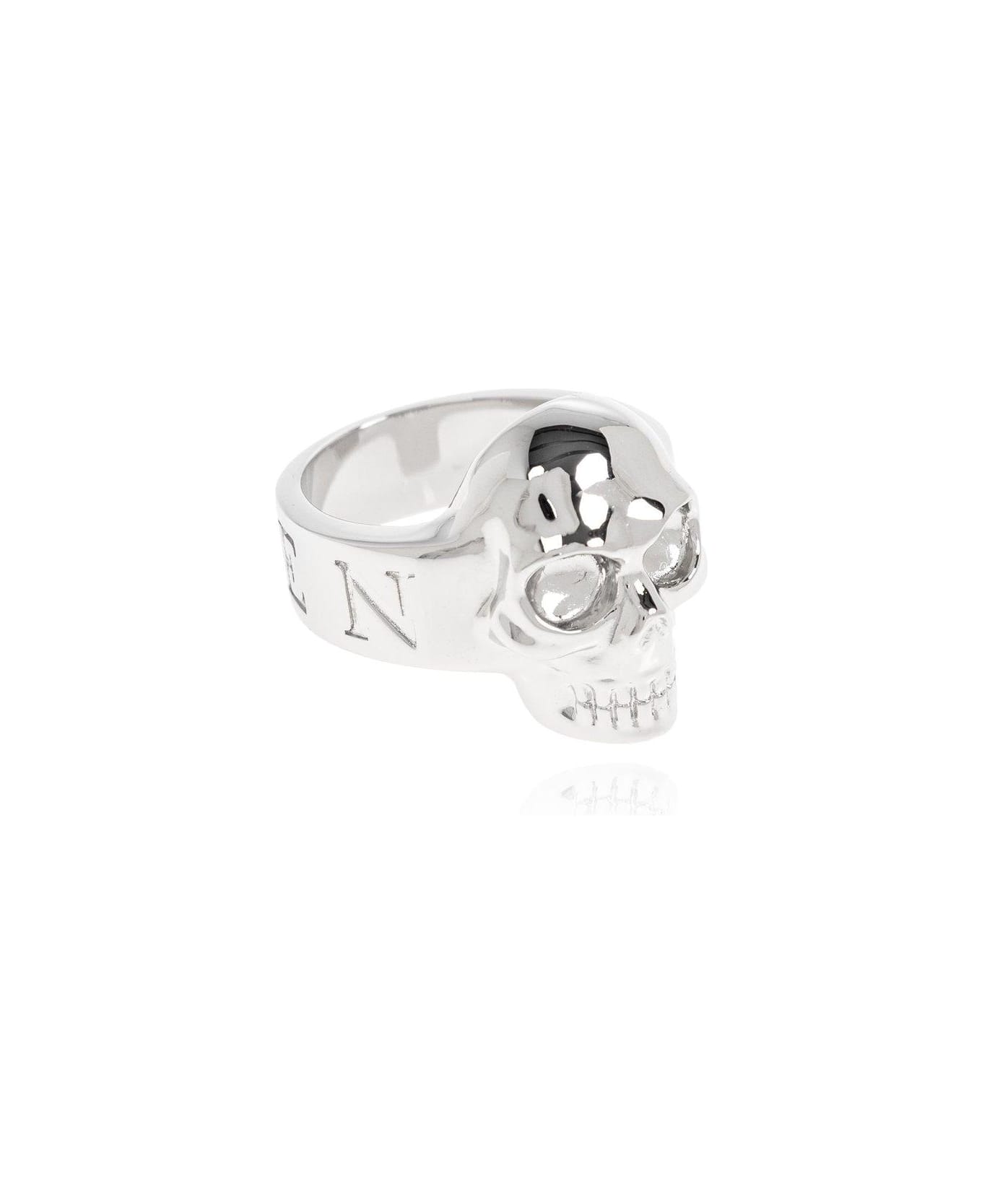 Alexander McQueen Skull Slip-on Ring - Silver