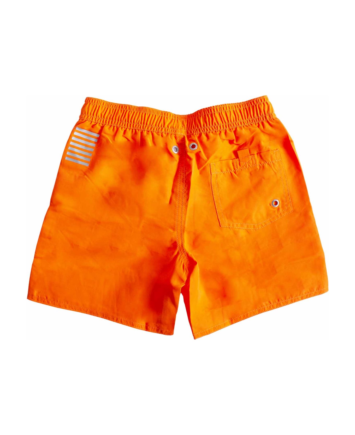 Emporio Armani Logo Print Shorts - Orange アンダーウェア