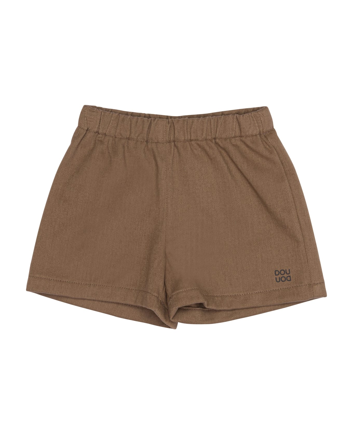 Douuod Shorts With Print - Brown