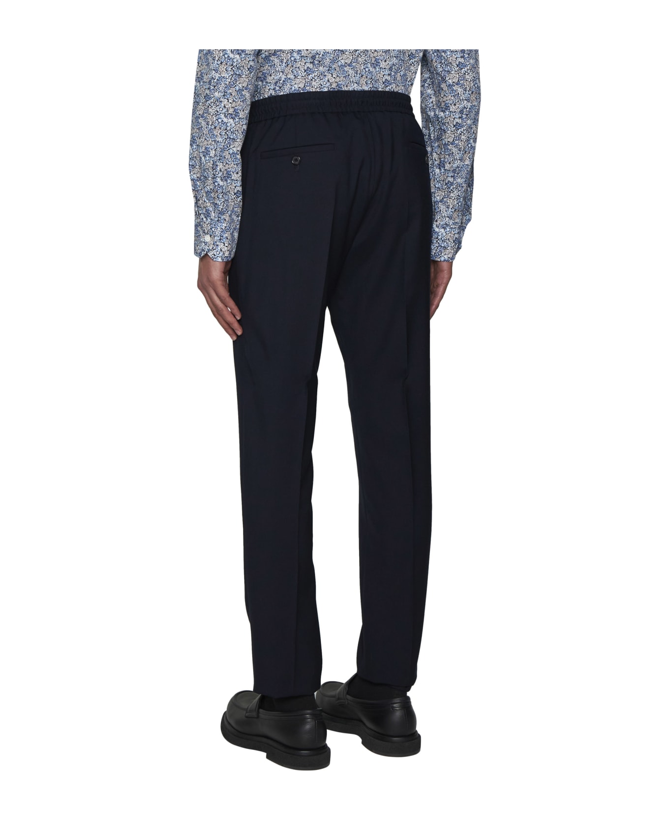 Paul Smith 'a Suit To Travel In' Wool Trousers - Dk na ボトムス
