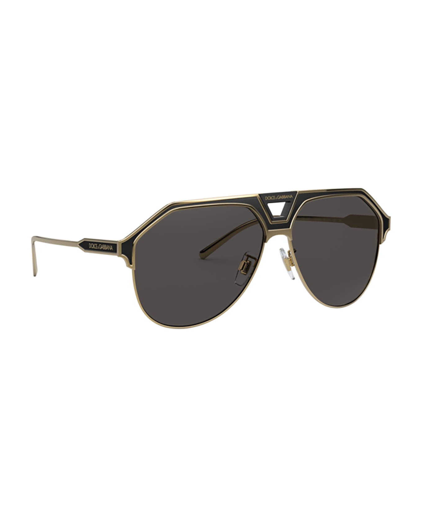 Dolce & Gabbana Eyewear Dg2257 Gold / Matte Black Sunglasses - Gold / Matte Black