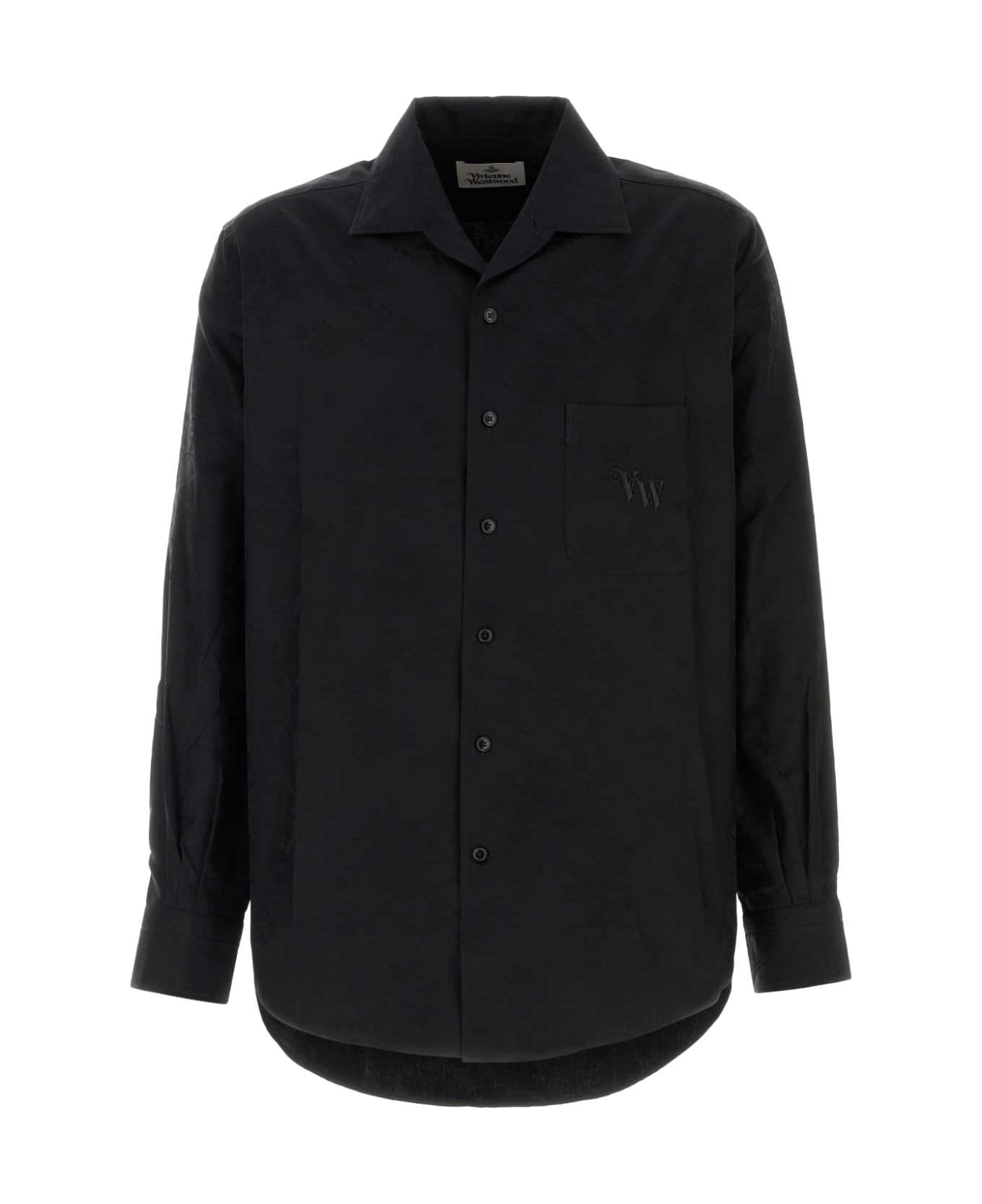 Vivienne Westwood Black Cotton Shirt - FLOWERSBLACK
