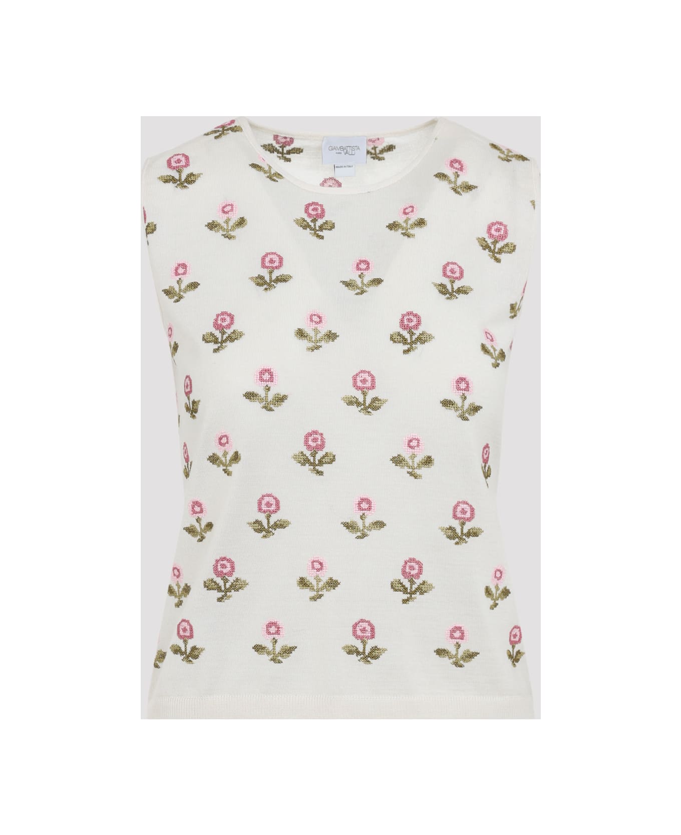 Giambattista Valli Knit Top - Ivory Rose