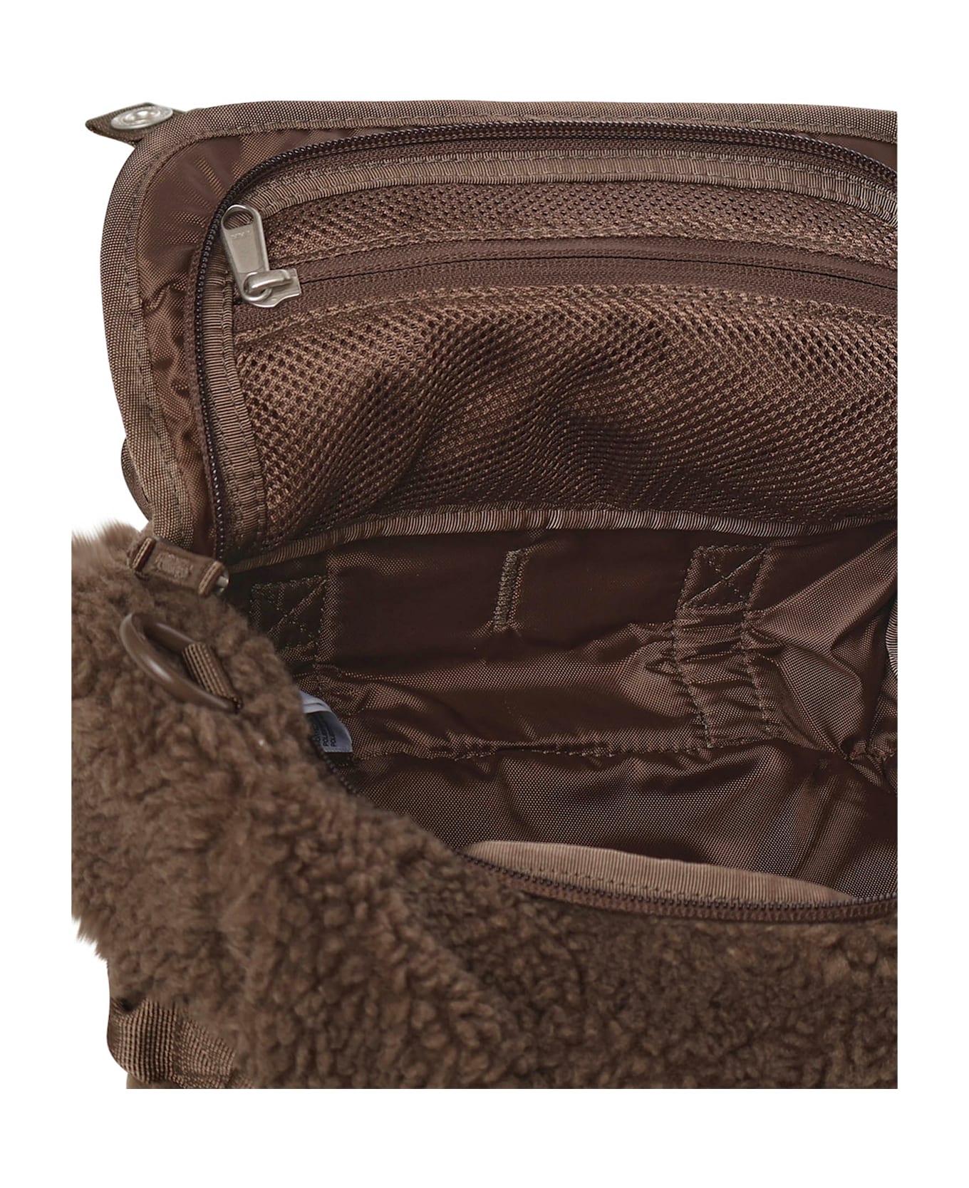 The North Face Fleece Base Camp Bag - Smokey Brown-TNF White