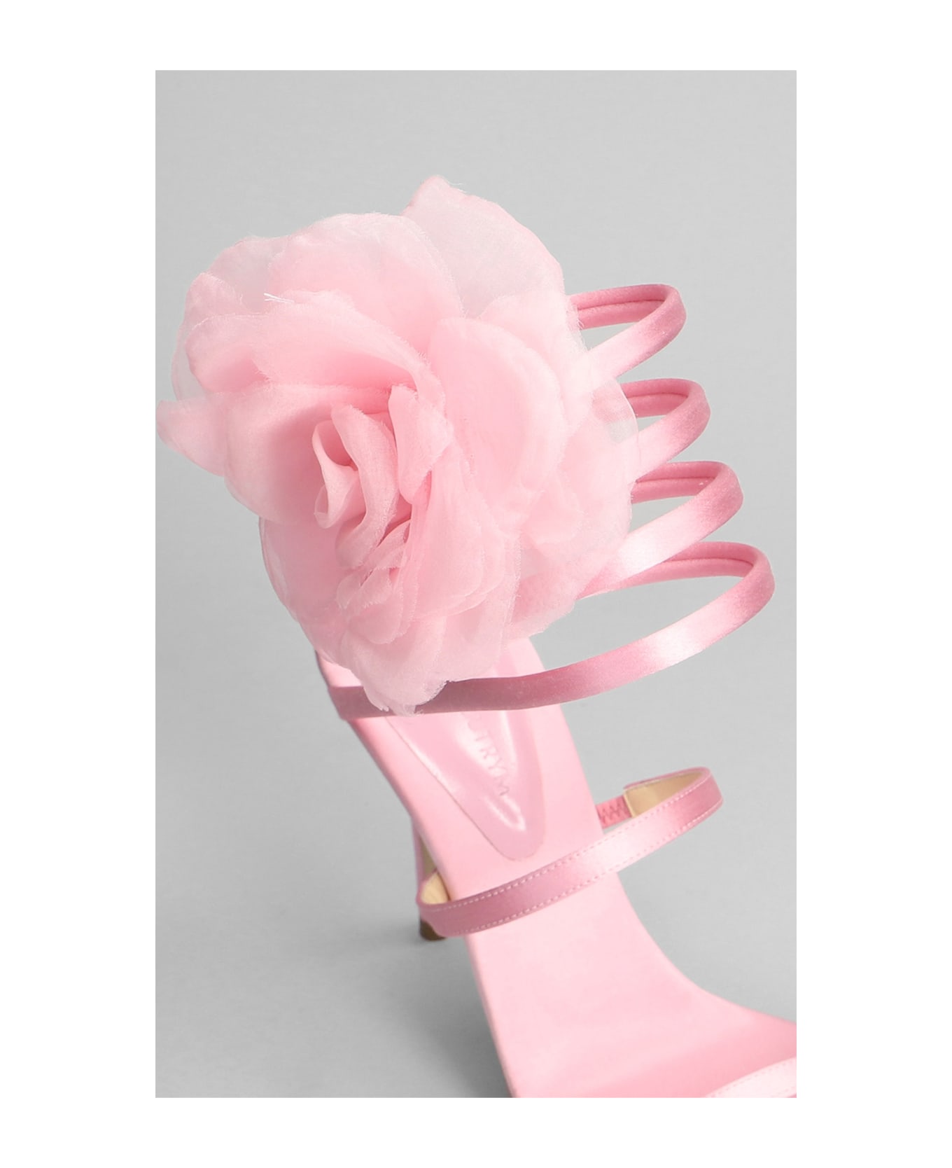 Magda Butrym Sandals In Rose-pink Viscose - rose-pink サンダル
