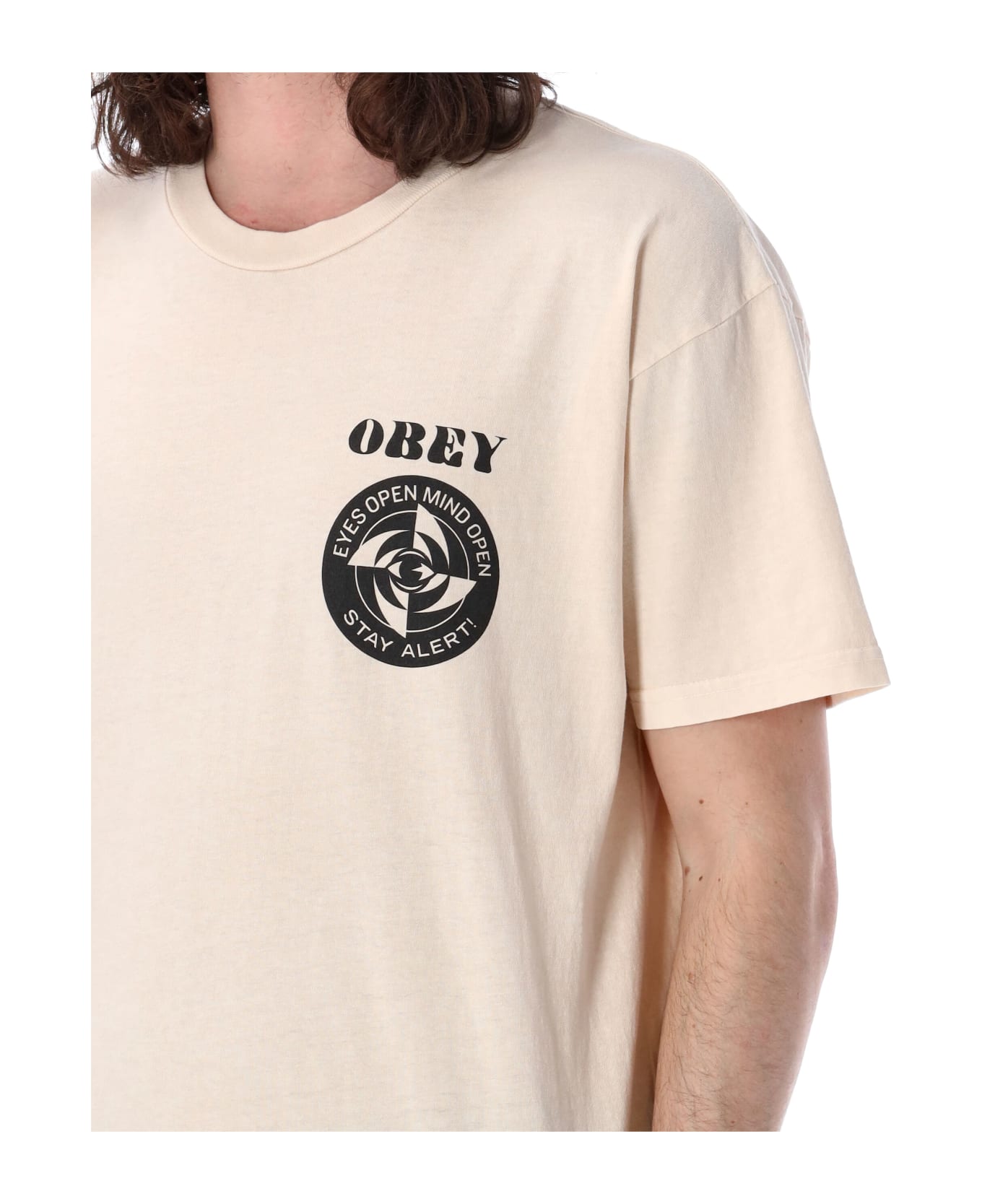 Obey Saty Alert Pigment T-shirt - PIGMENT SAGO シャツ