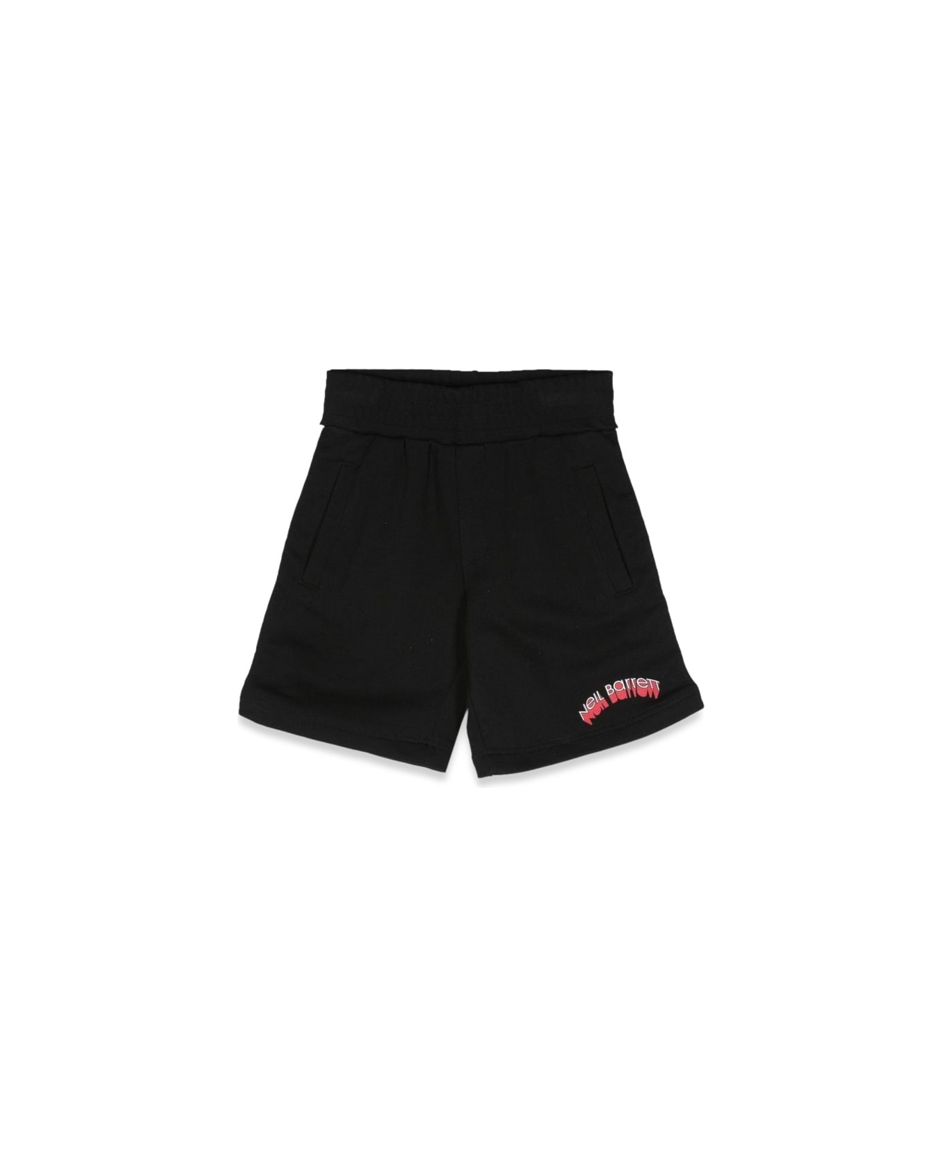 Neil Barrett Sweatshirt Bermuda - BLACK