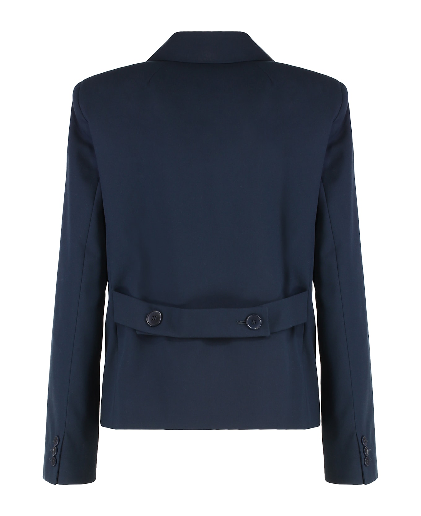 Weekend Max Mara Double-breasted Jacket Carpet - blue