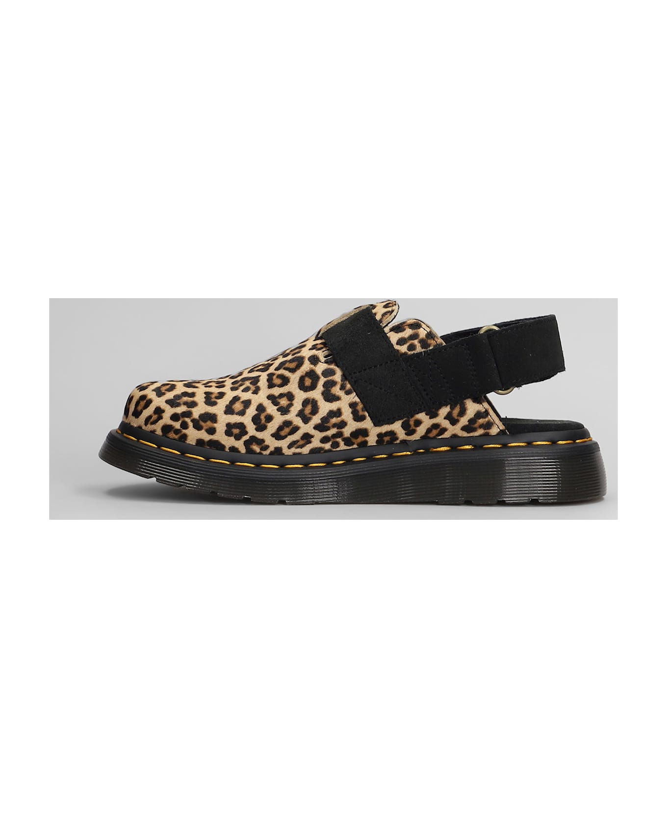 Dr. Martens Jorge Ii Slipper-mule In Animalier Pony Skin - Animalier
