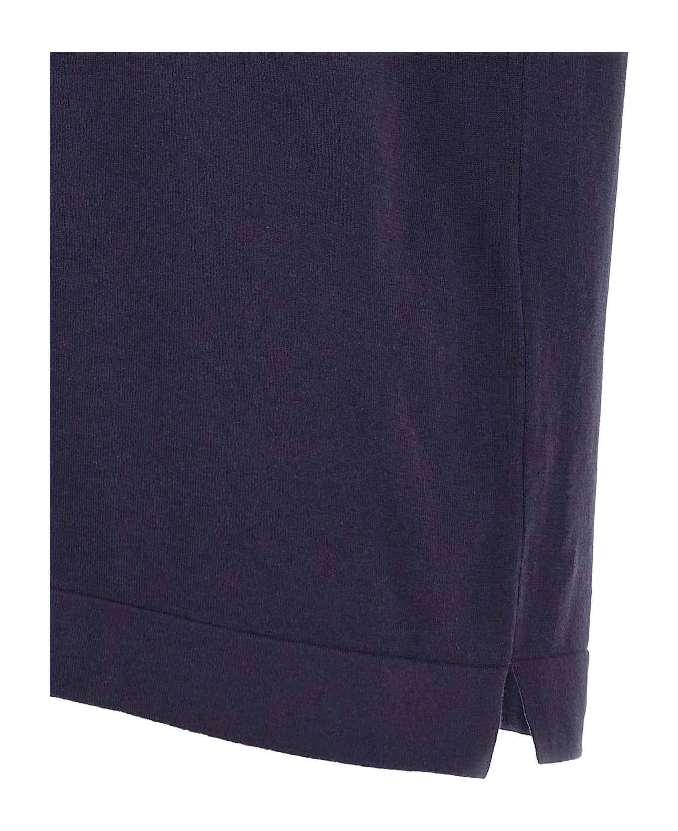 Brioni Knitted Polo Shirt - Blue