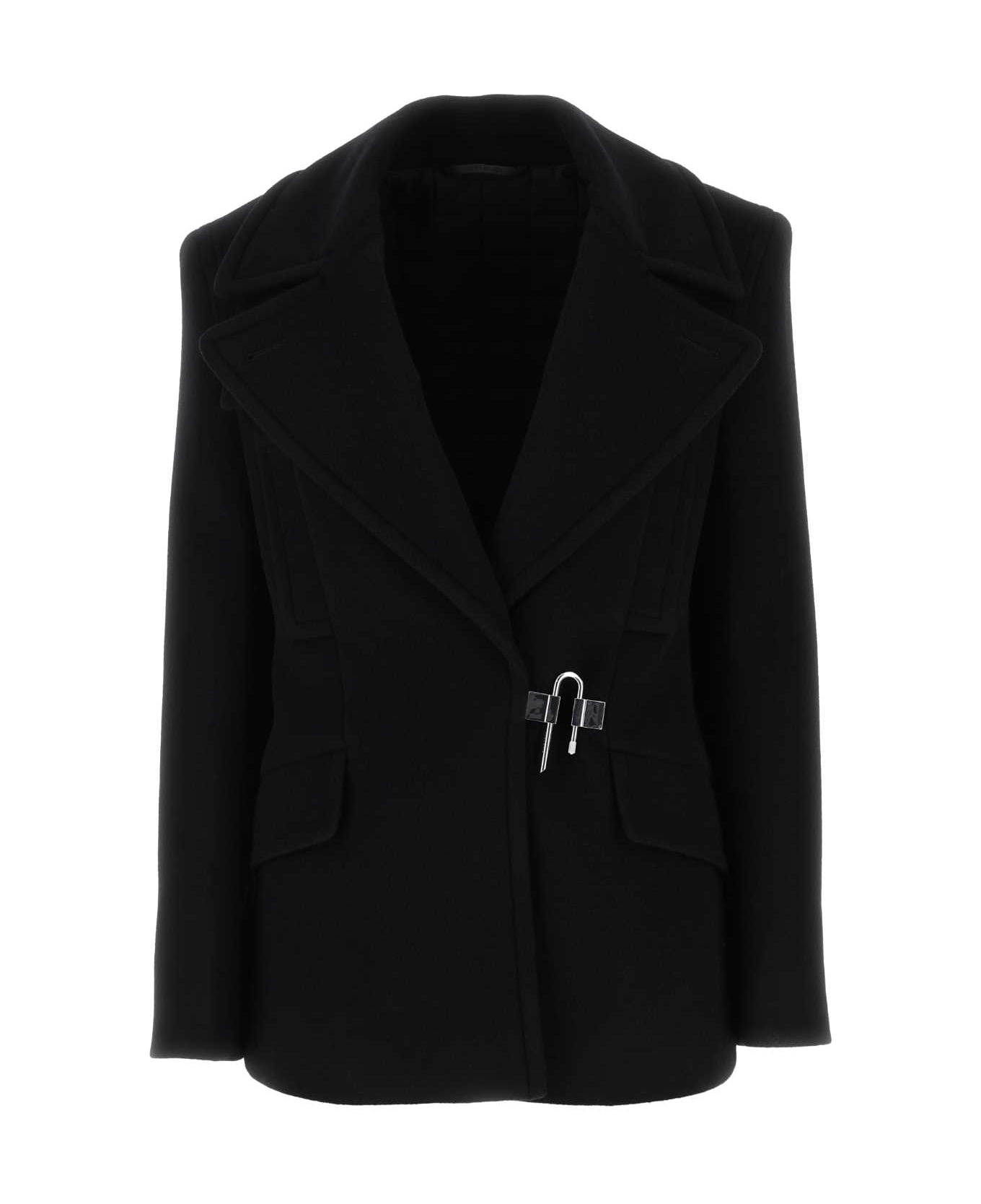Givenchy Black Wool Coat - 001