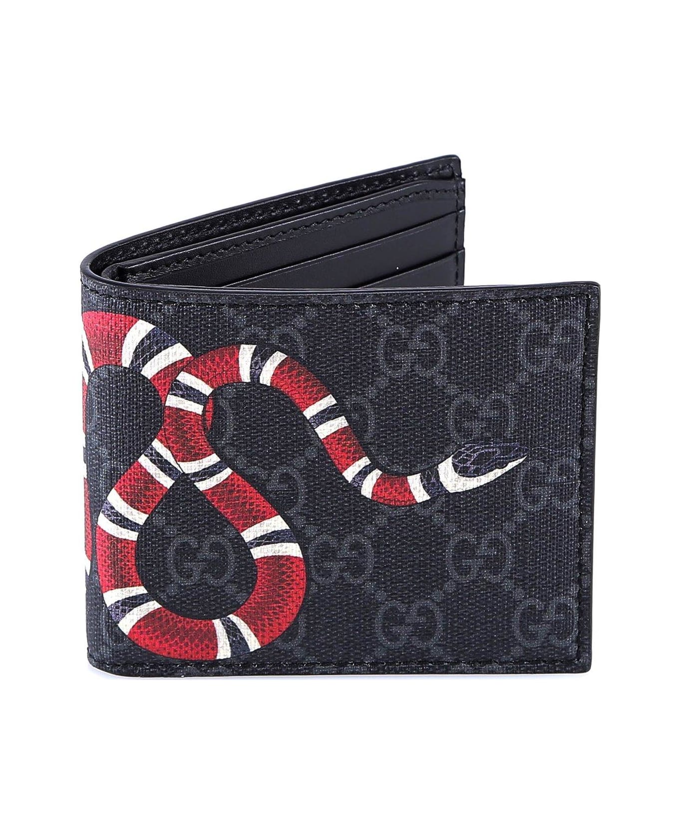 Gucci King Snake Gg Supreme Wallet