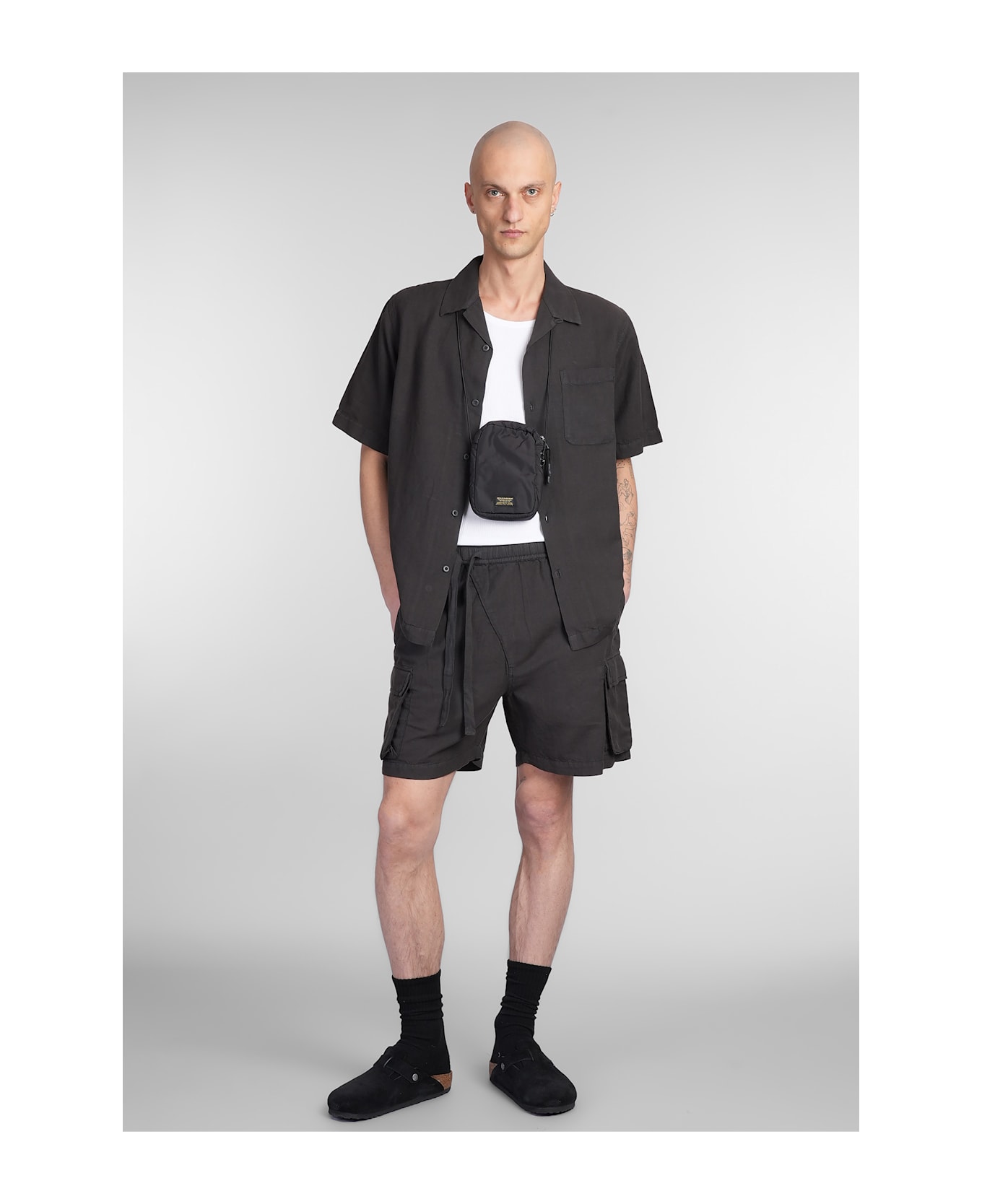 Maharishi Shirt In Black Cotton - black