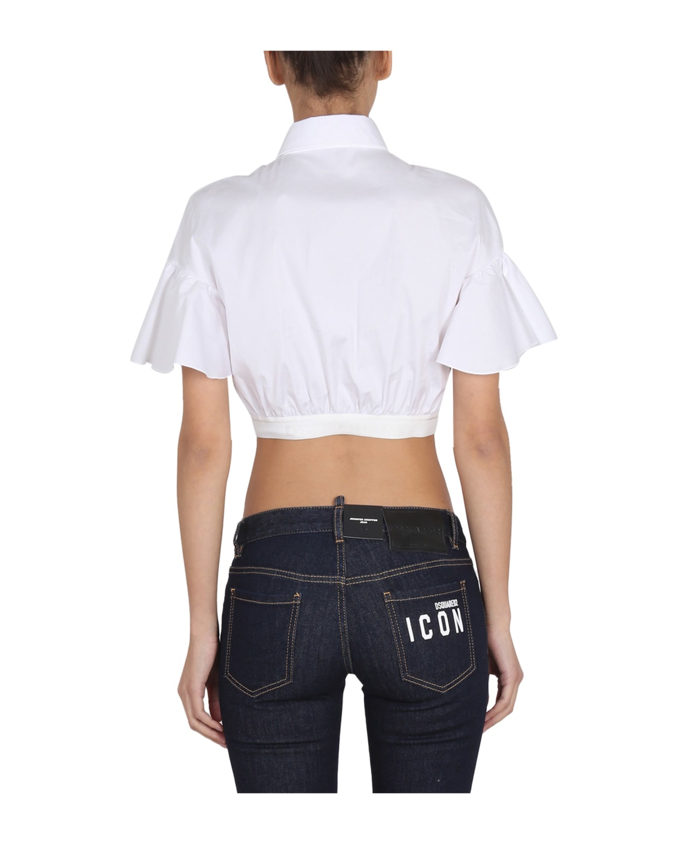 Dsquared2 Cropped Shirt - 100 シャツ