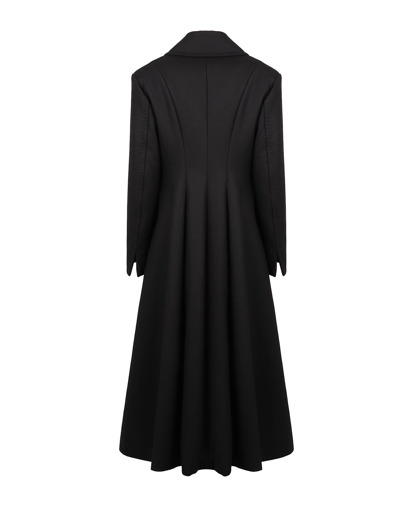 Max Mara Bouquet Wool And Cashmere Coat - black