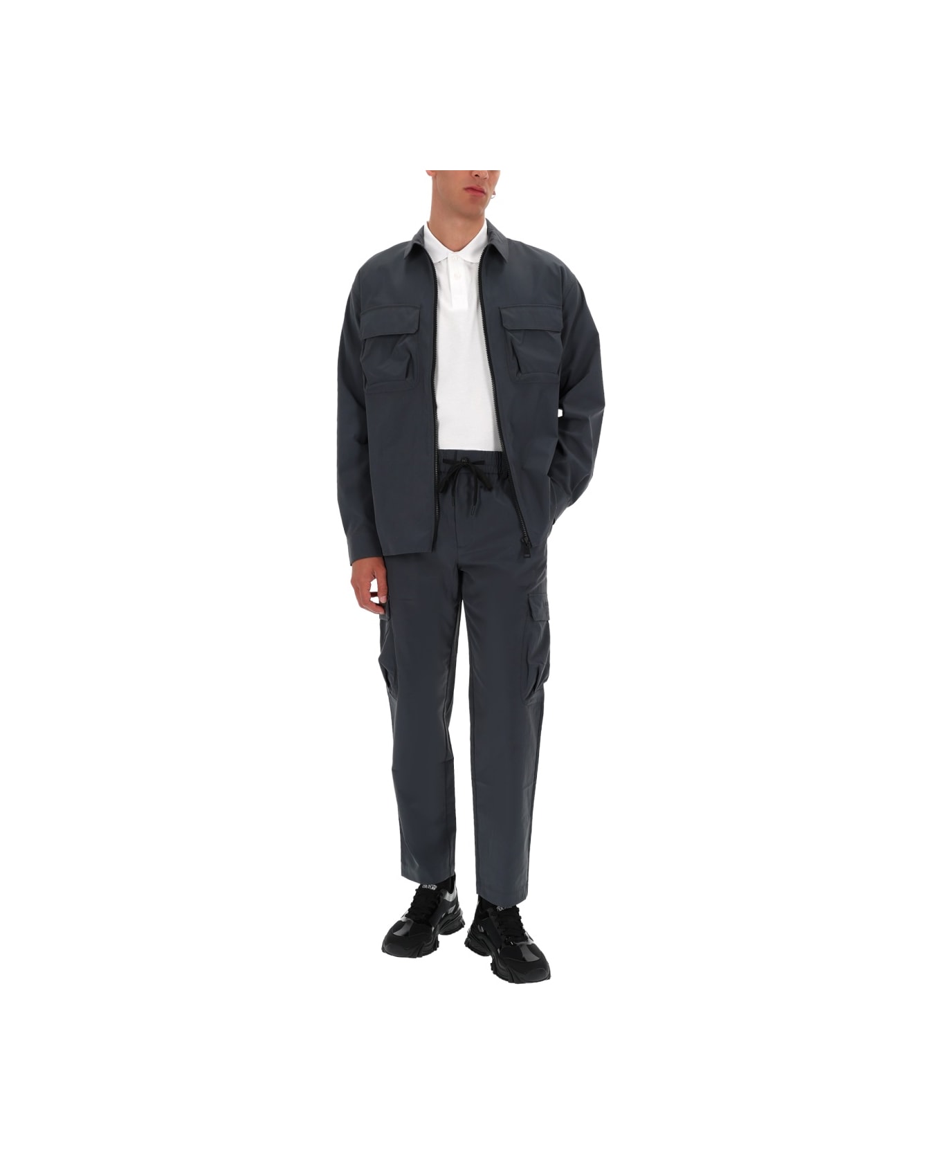 Versace Jeans Couture Technical Cargo Pants - GREY