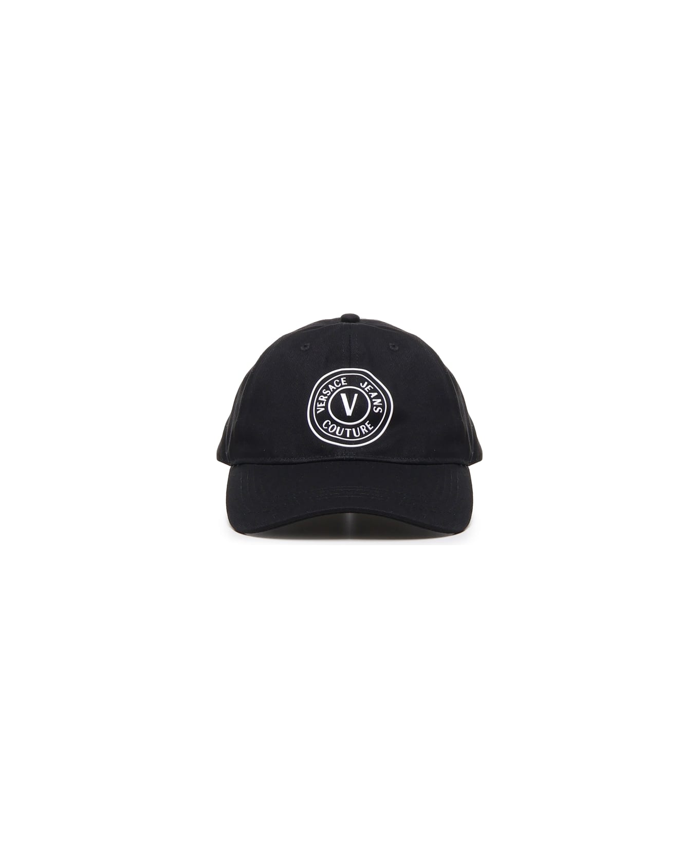 Versace Jeans Couture Printed Baseball Cap - Black/white