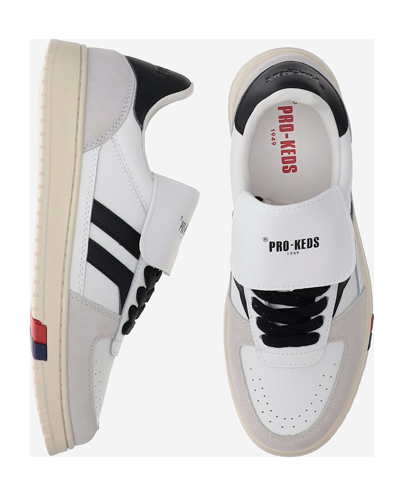 PRO-Keds Field King Leather Sneakers - Red