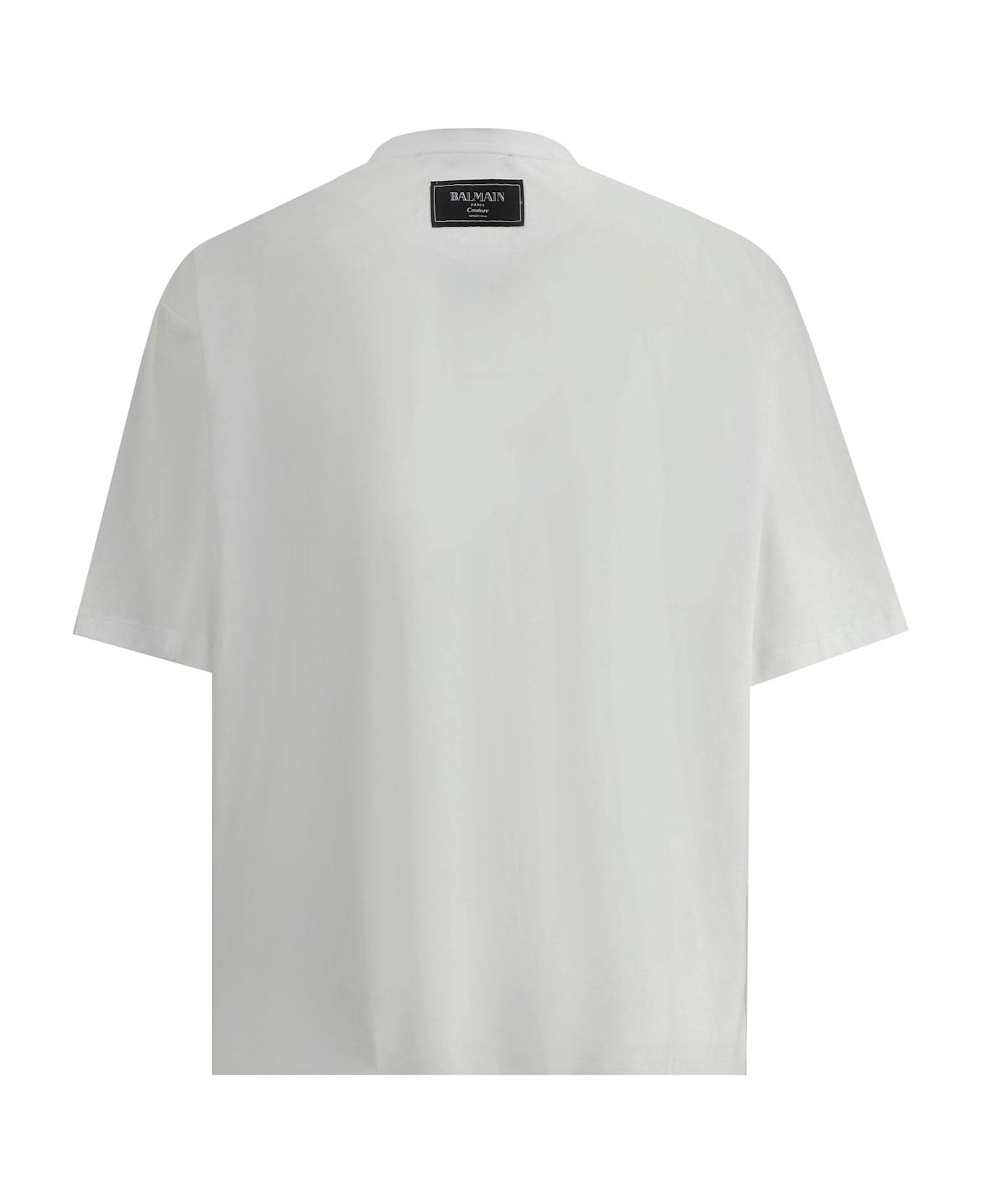 Balmain Kiss T-shirt - Gqv Blanc Noir Rouge
