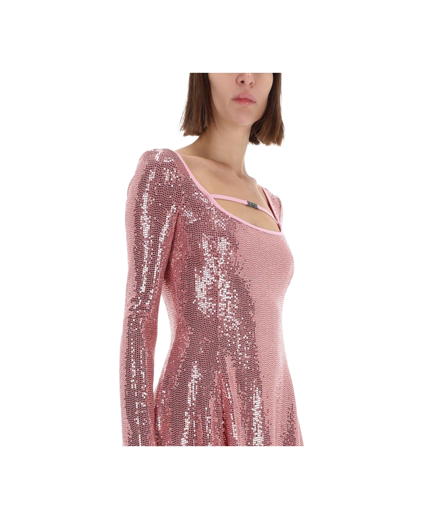 Versace Jeans Couture Sequined Dress - PINK