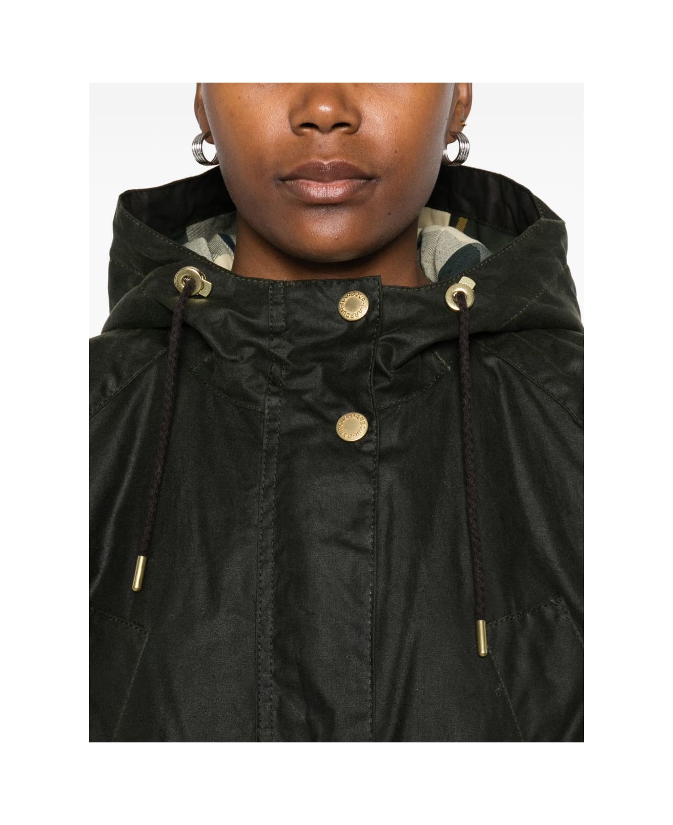 Barbour Hooded Parka - Blue