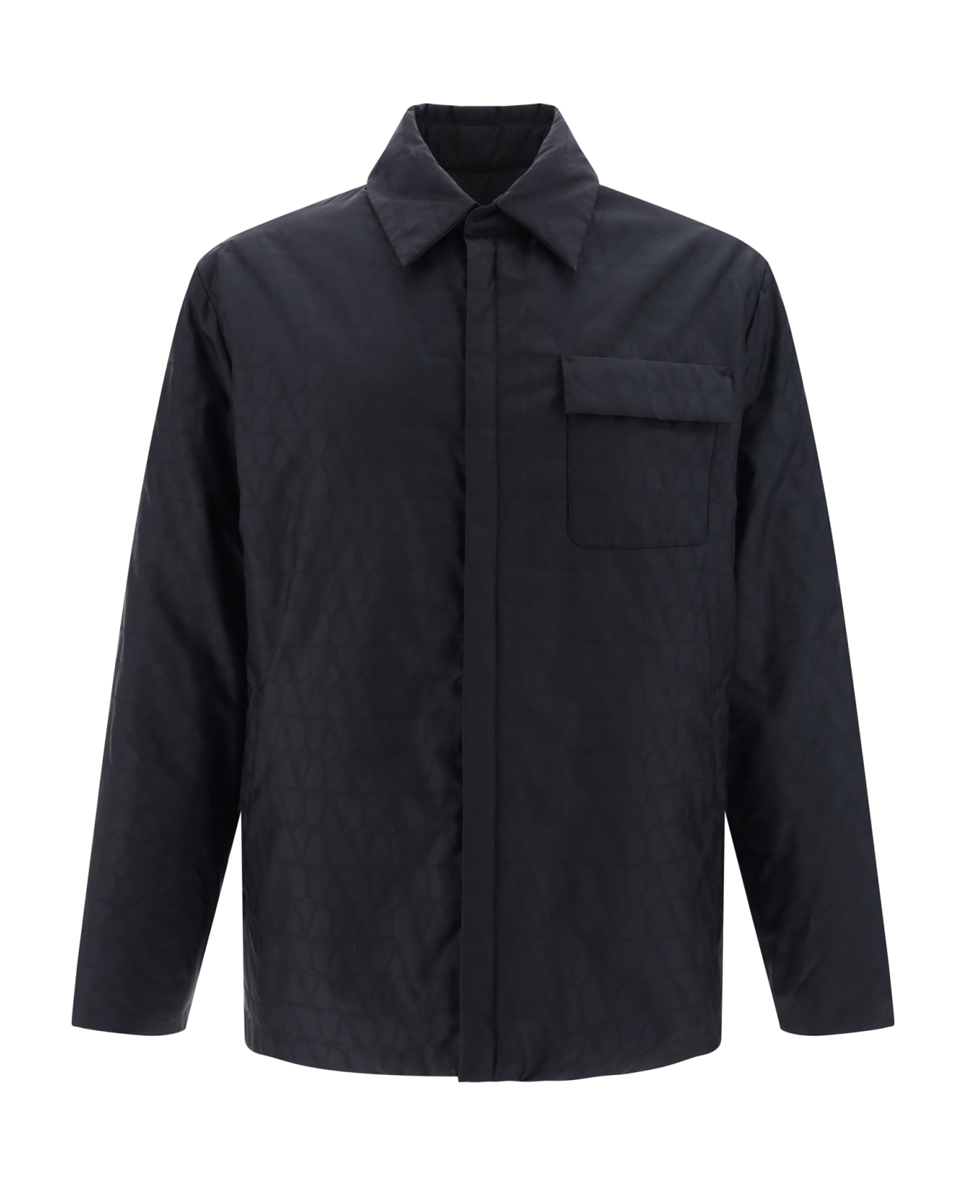 Valentino Padded Shirt-style Jacket - Black シャツ