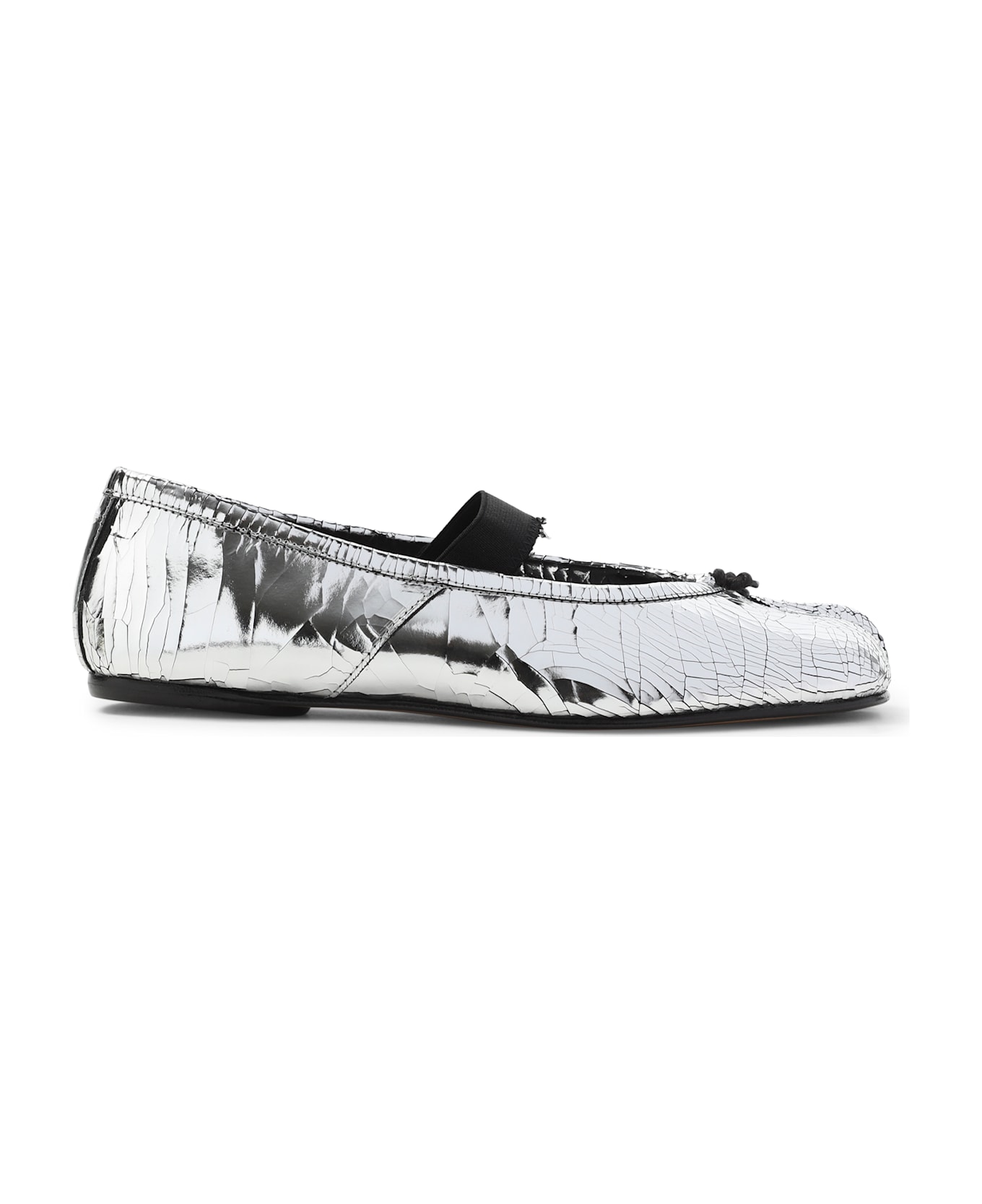 Maison Margiela Ballet Shoe - Silver Black