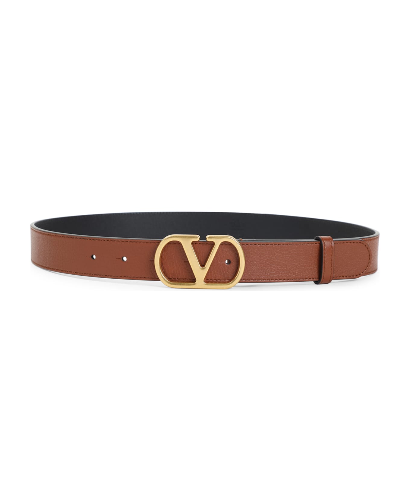 Valentino Garavani Vlogo 30 Belt - Deep Caramel