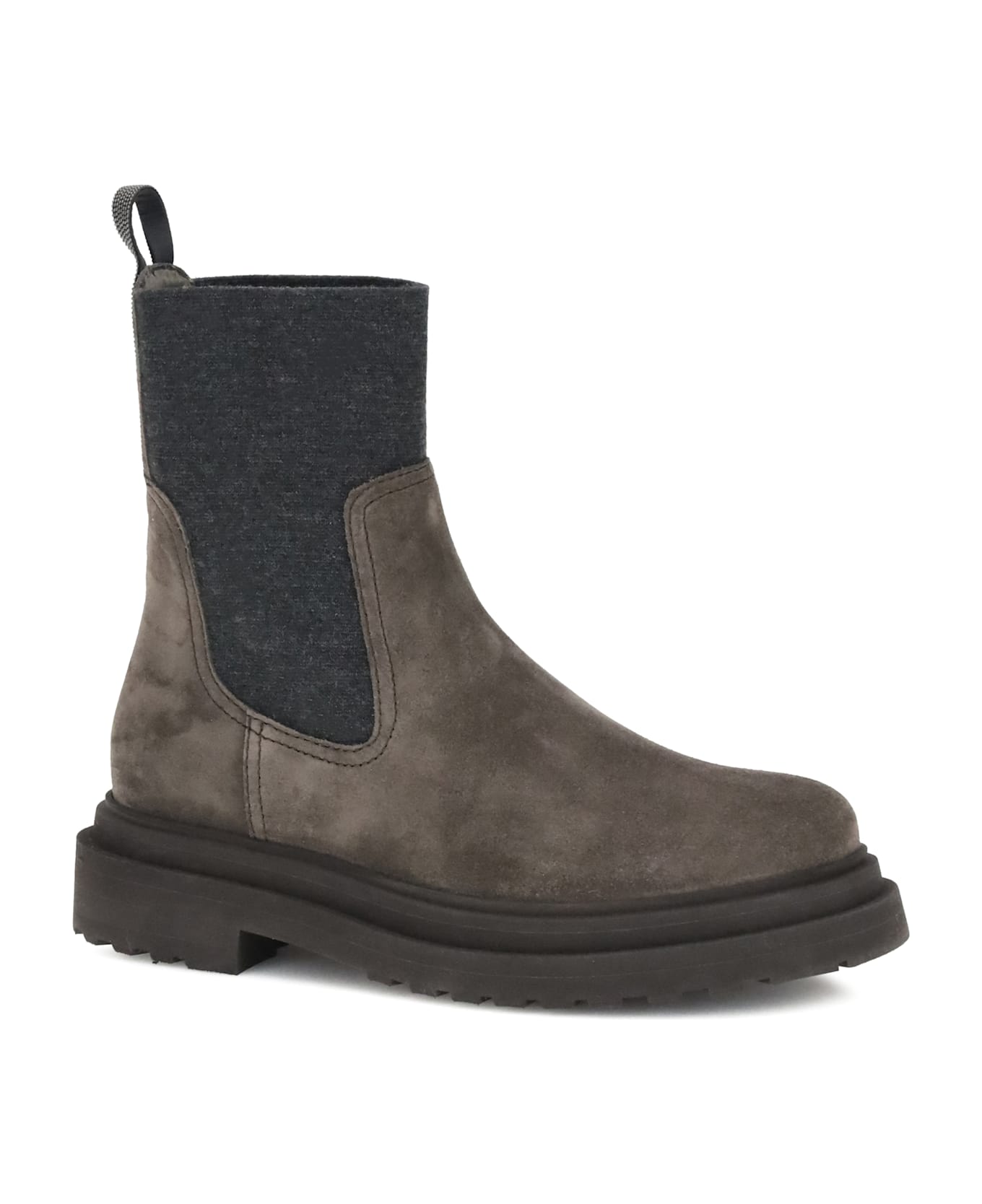Brunello Cucinelli Suede Ankle Boots