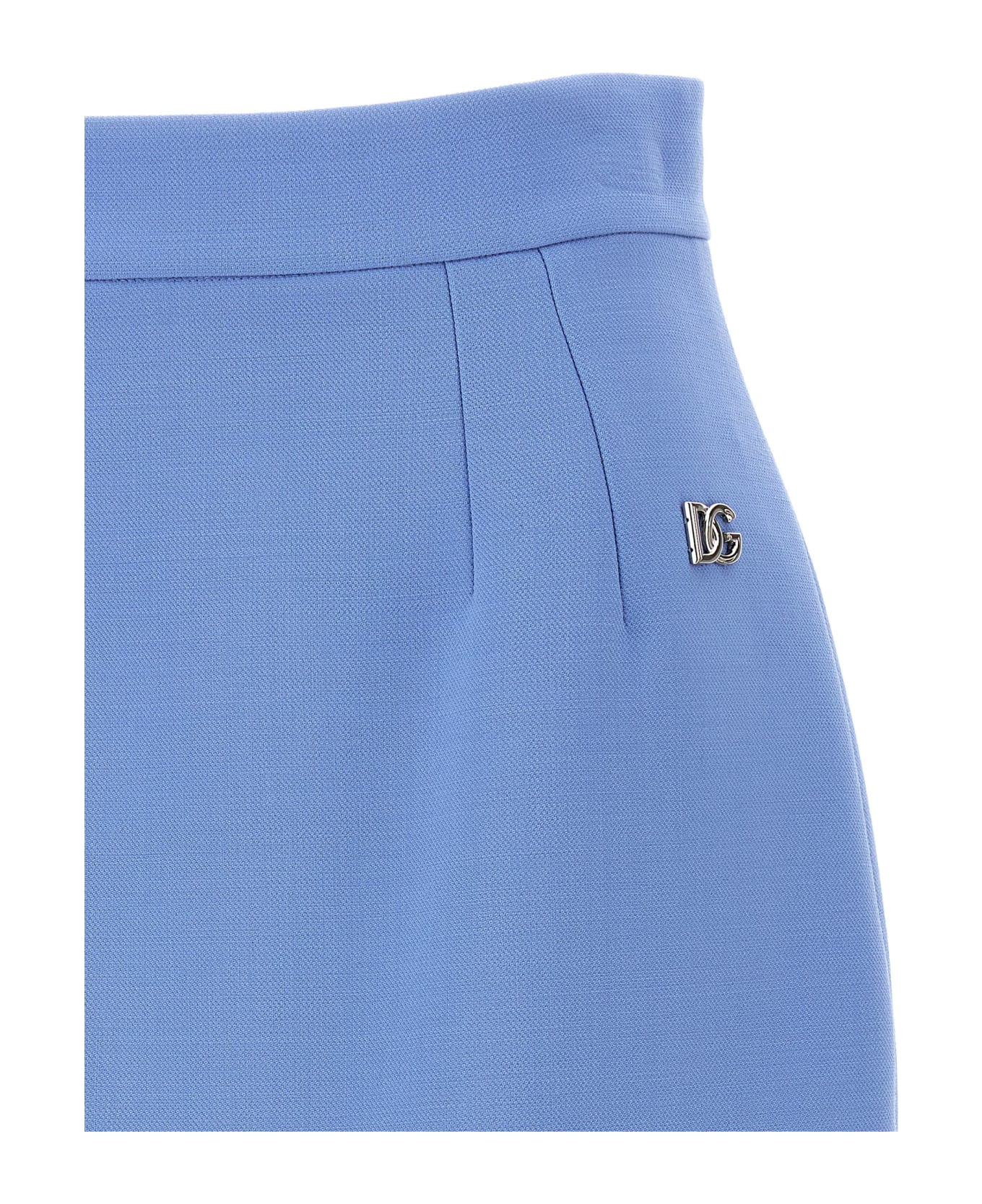 Dolce & Gabbana Sheath Skirt - Light Blue