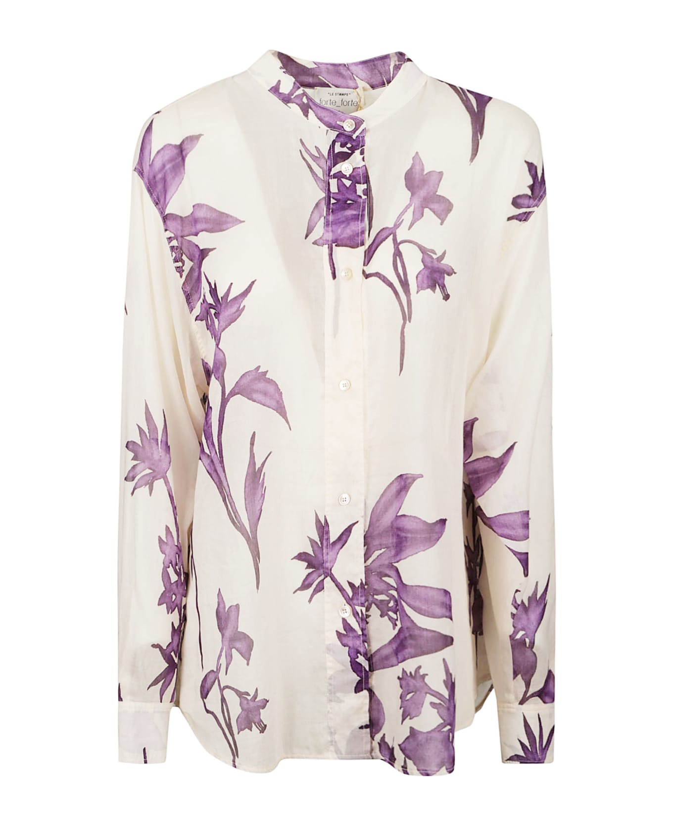Forte_Forte Floral Shirt - Violet ブラウス