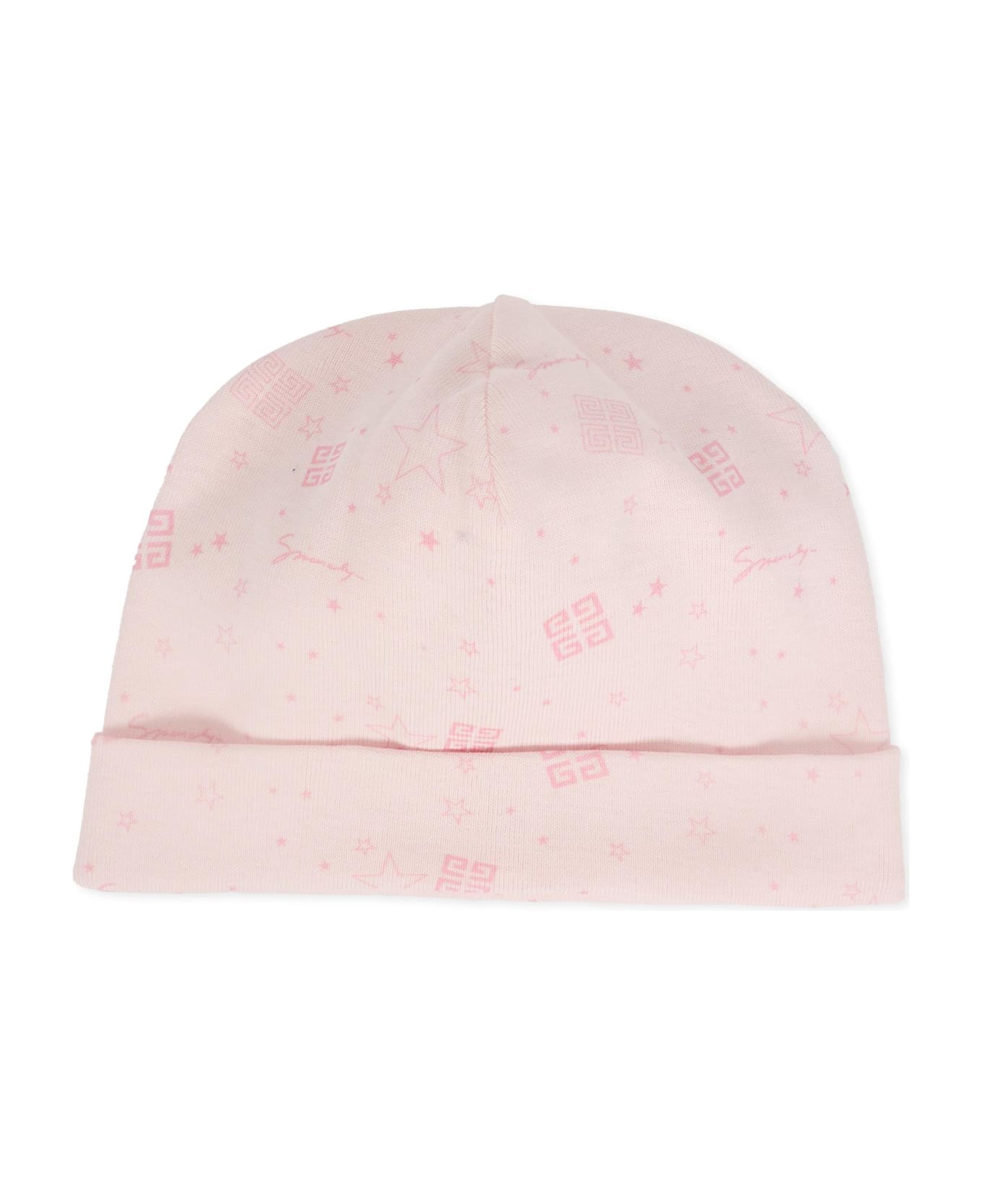 Givenchy Pink Accessory Set For Baby Girl With Logo - Pink