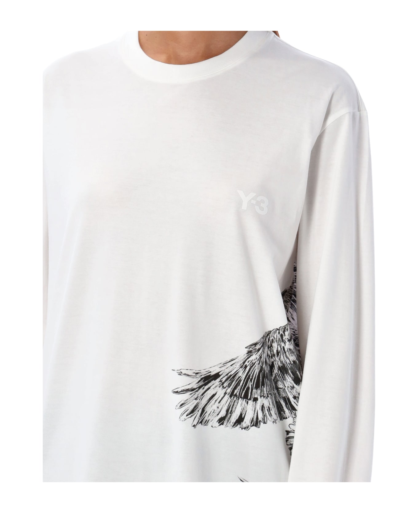 Y-3 Jfx Over T-shirt T-Shirt - WHITE