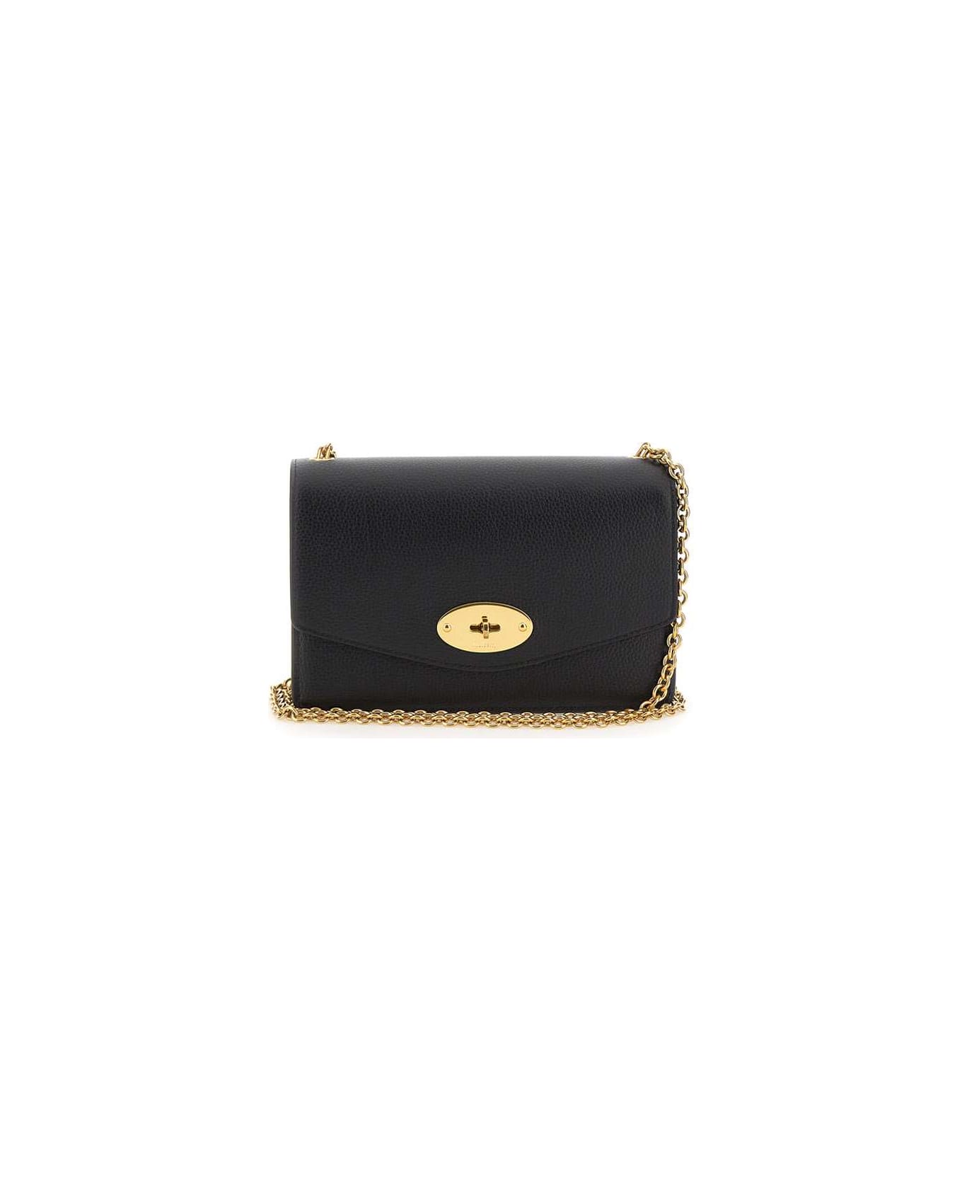 Mulberry 'small Darley' Leather Bag - Black