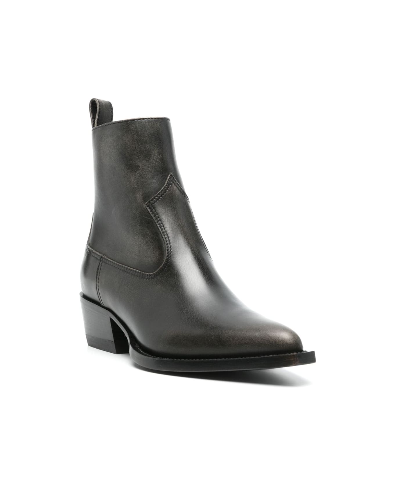 Golden Goose Debbie Leather Boots - Black