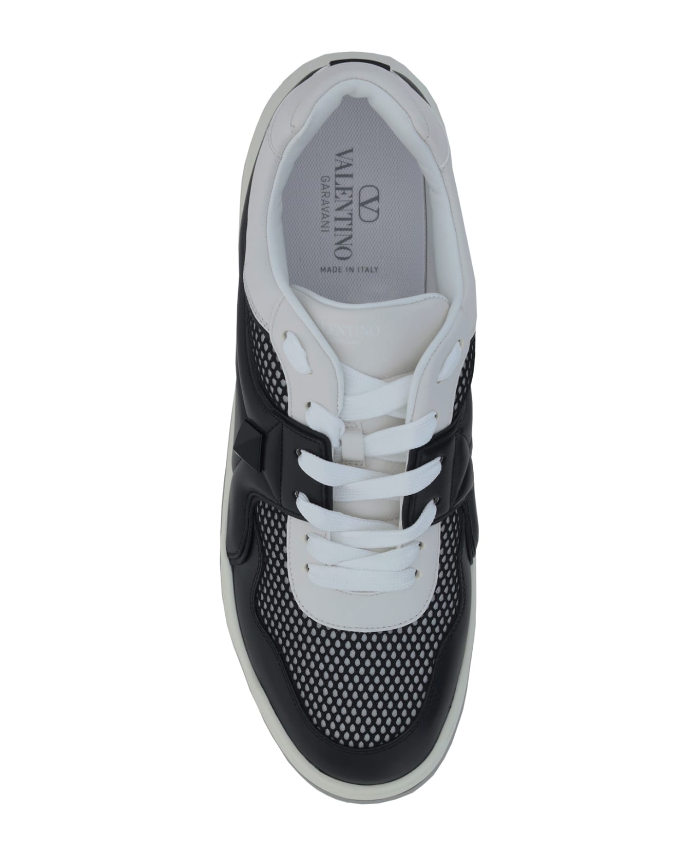 Valentino Garavani One Stud Sneakers - Nero/bianco