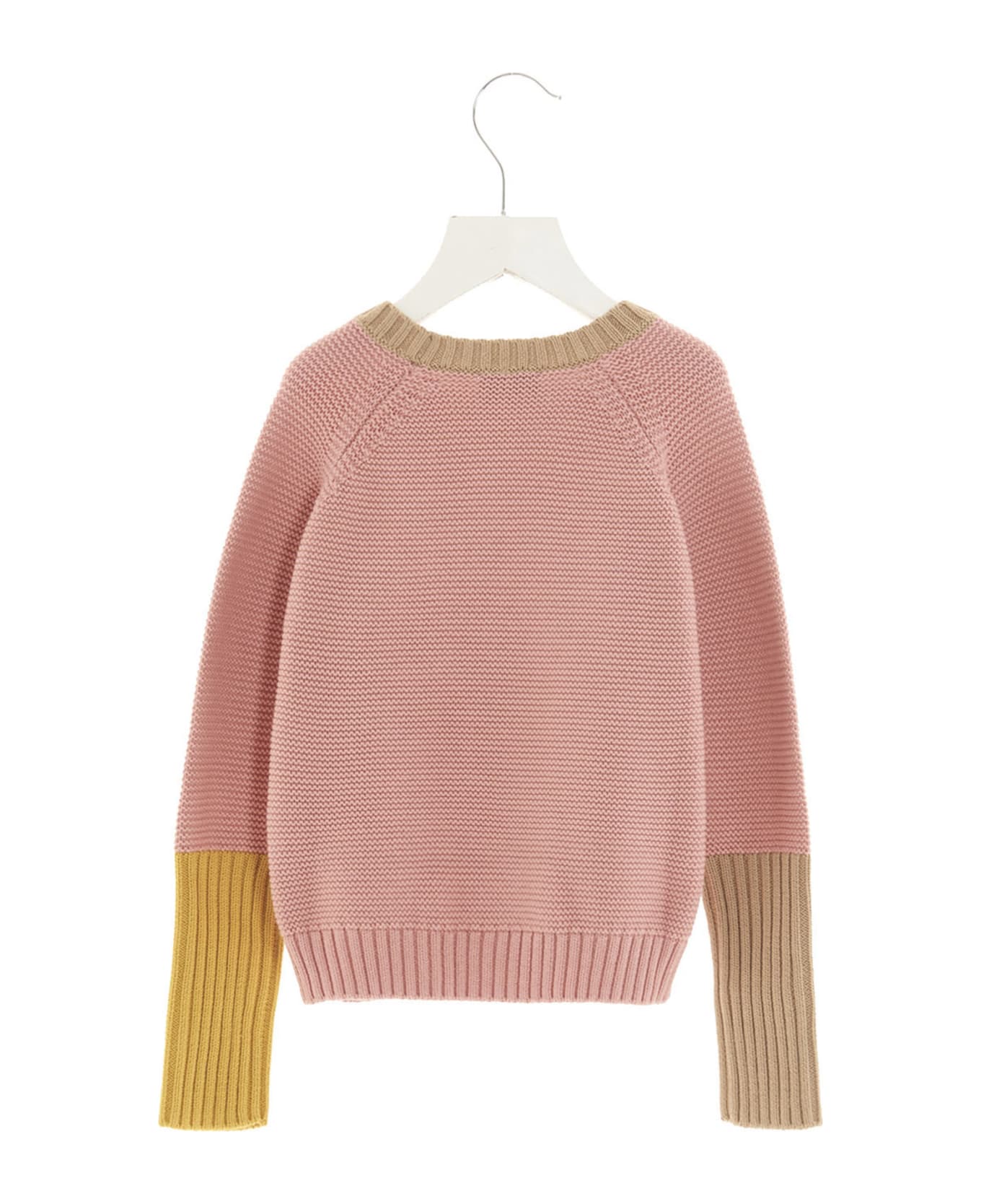 Il Gufo Colorblock Sweater - Rosa