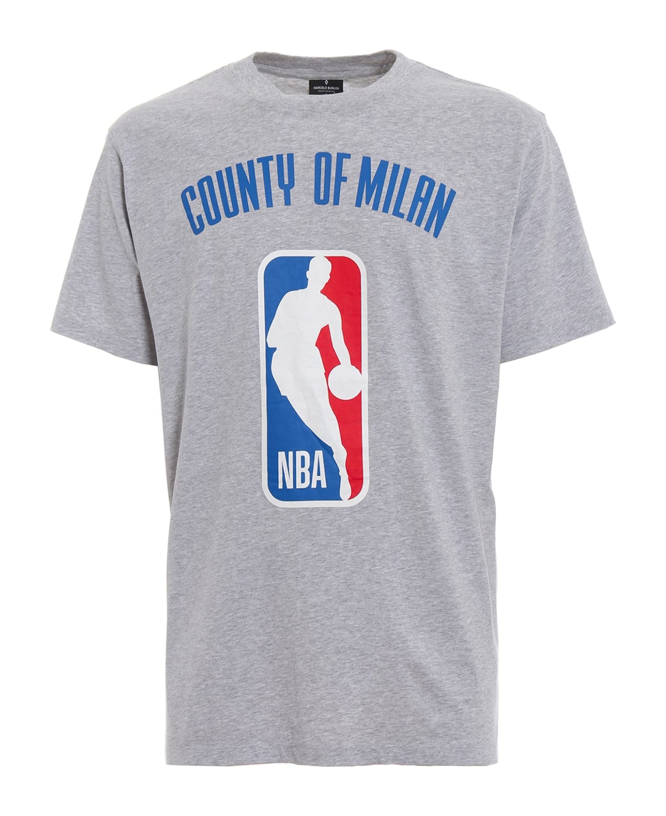 Marcelo Burlon County of Milan NBA Print Ribbed Neck T-Shirt