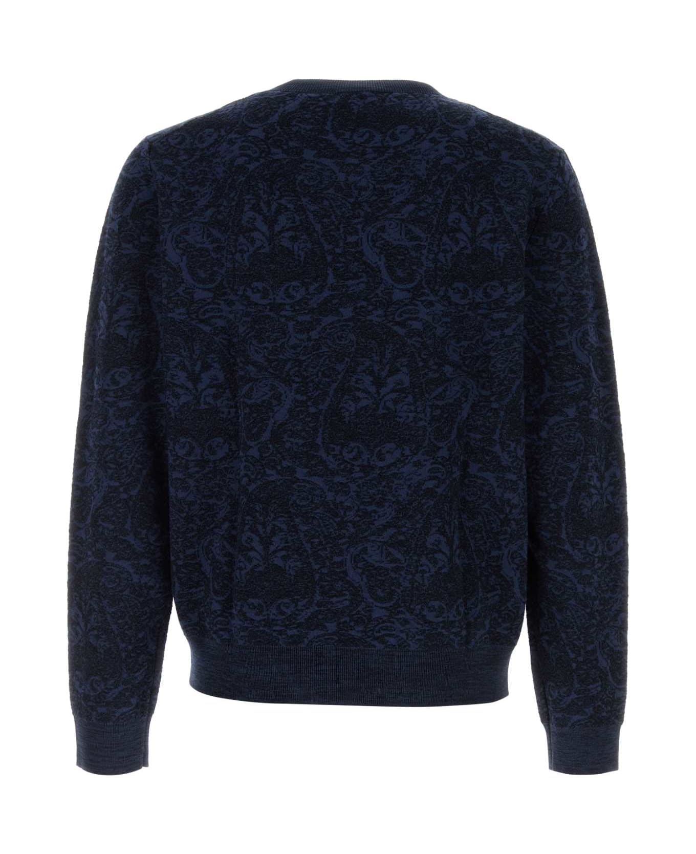 Etro Embroidered Cotton Blend Sweater - S9831